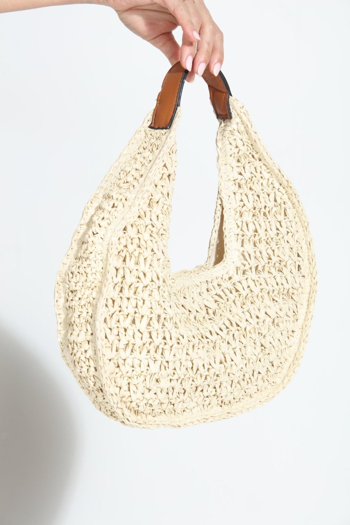 Marie Woven Hobo Bag