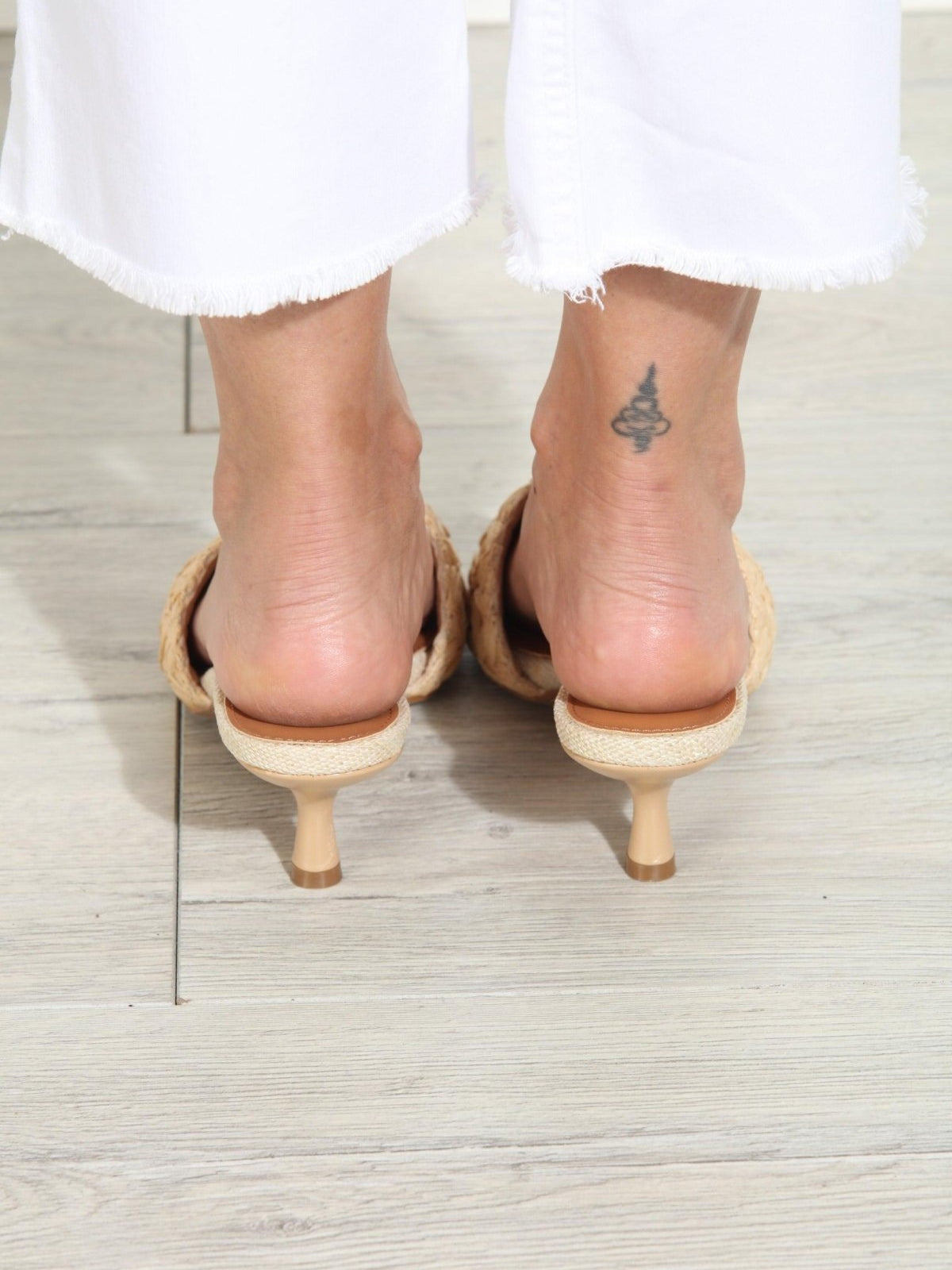 Luna Raffia Kitten Heels-BEST SELLER