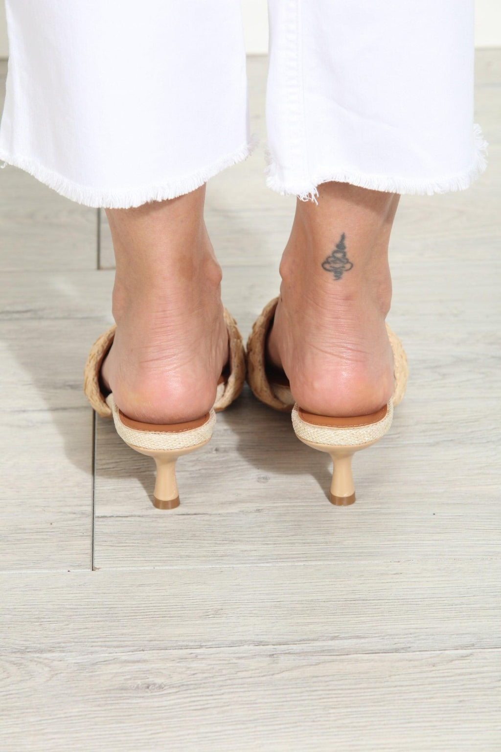 Luna Raffia Kitten Heels-BEST SELLER