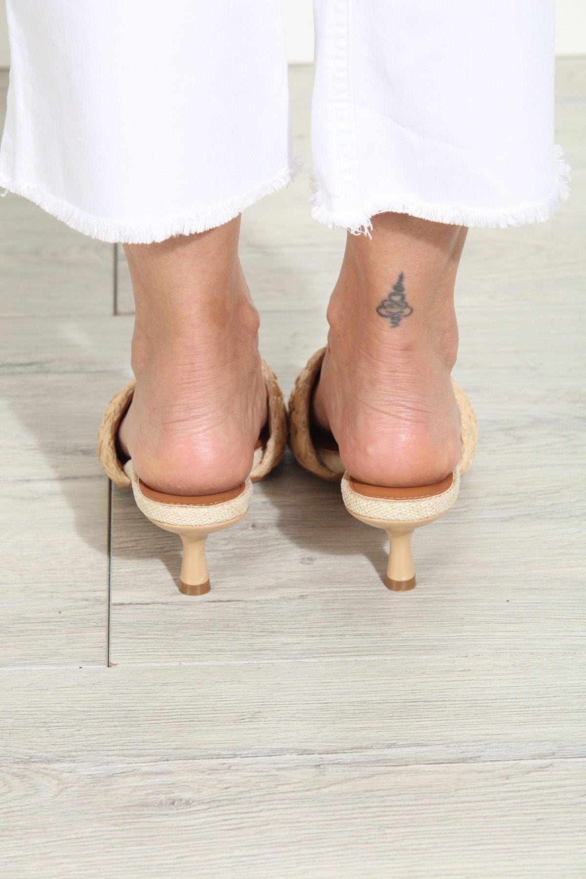Luna Raffia Kitten Heels-BEST SELLER
