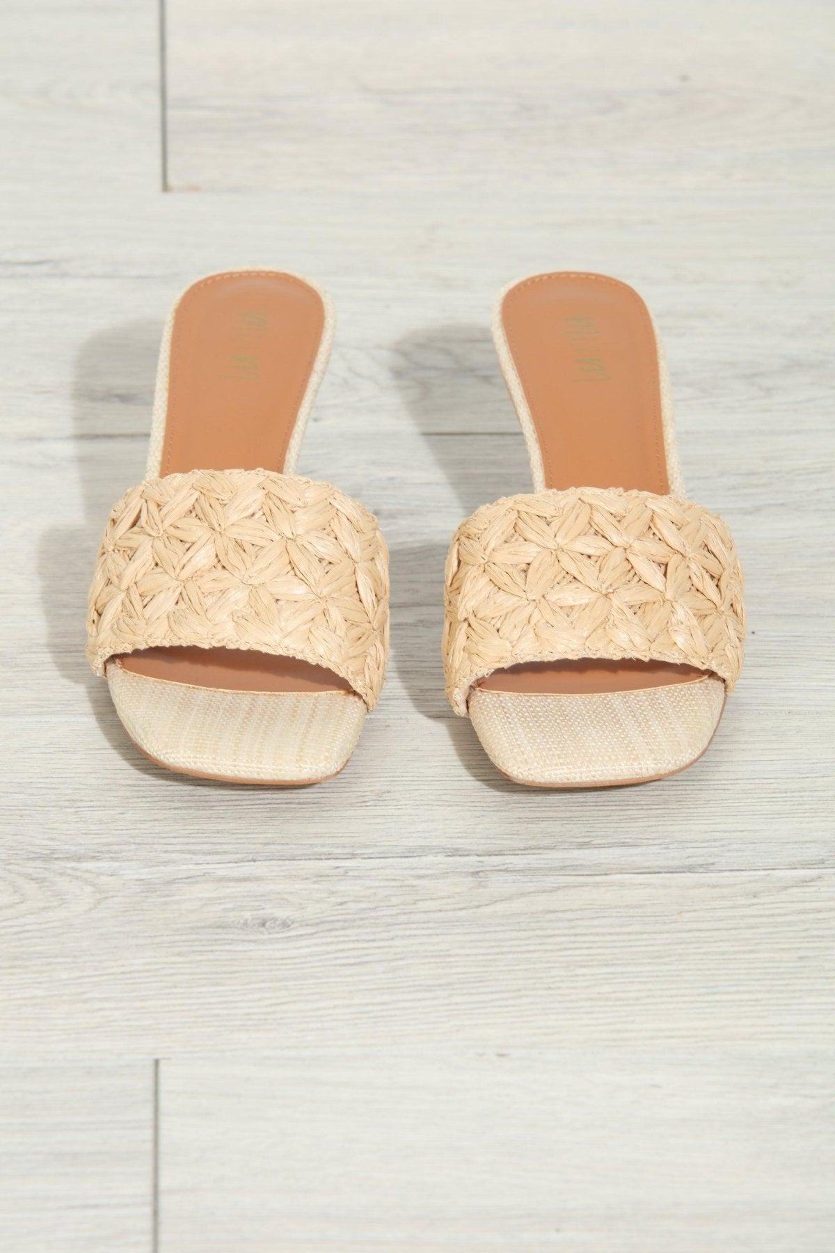 Luna Raffia Kitten Heels-BEST SELLER