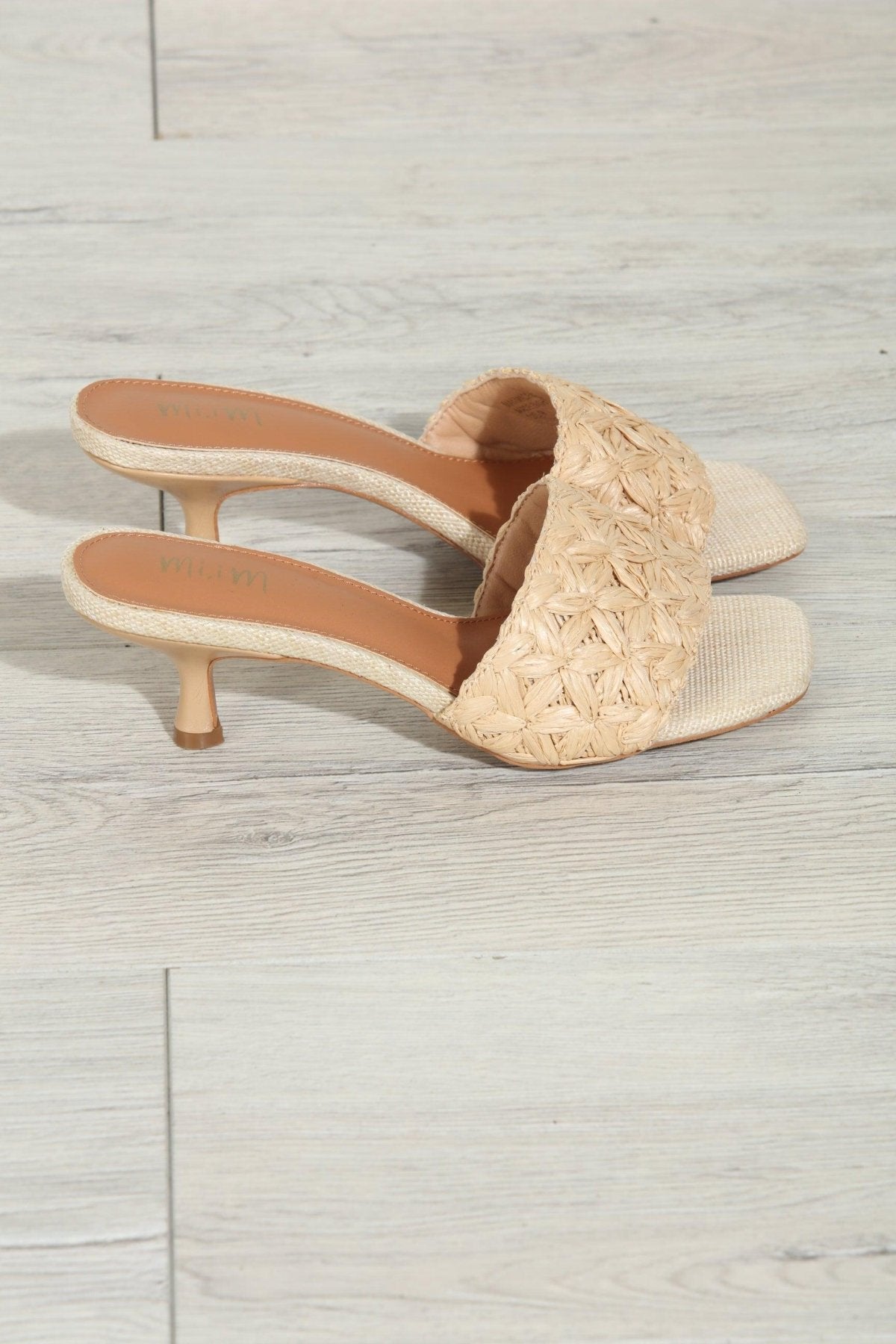 Luna Raffia Kitten Heels-BEST SELLER
