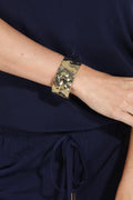 Gold Hammered Cuff