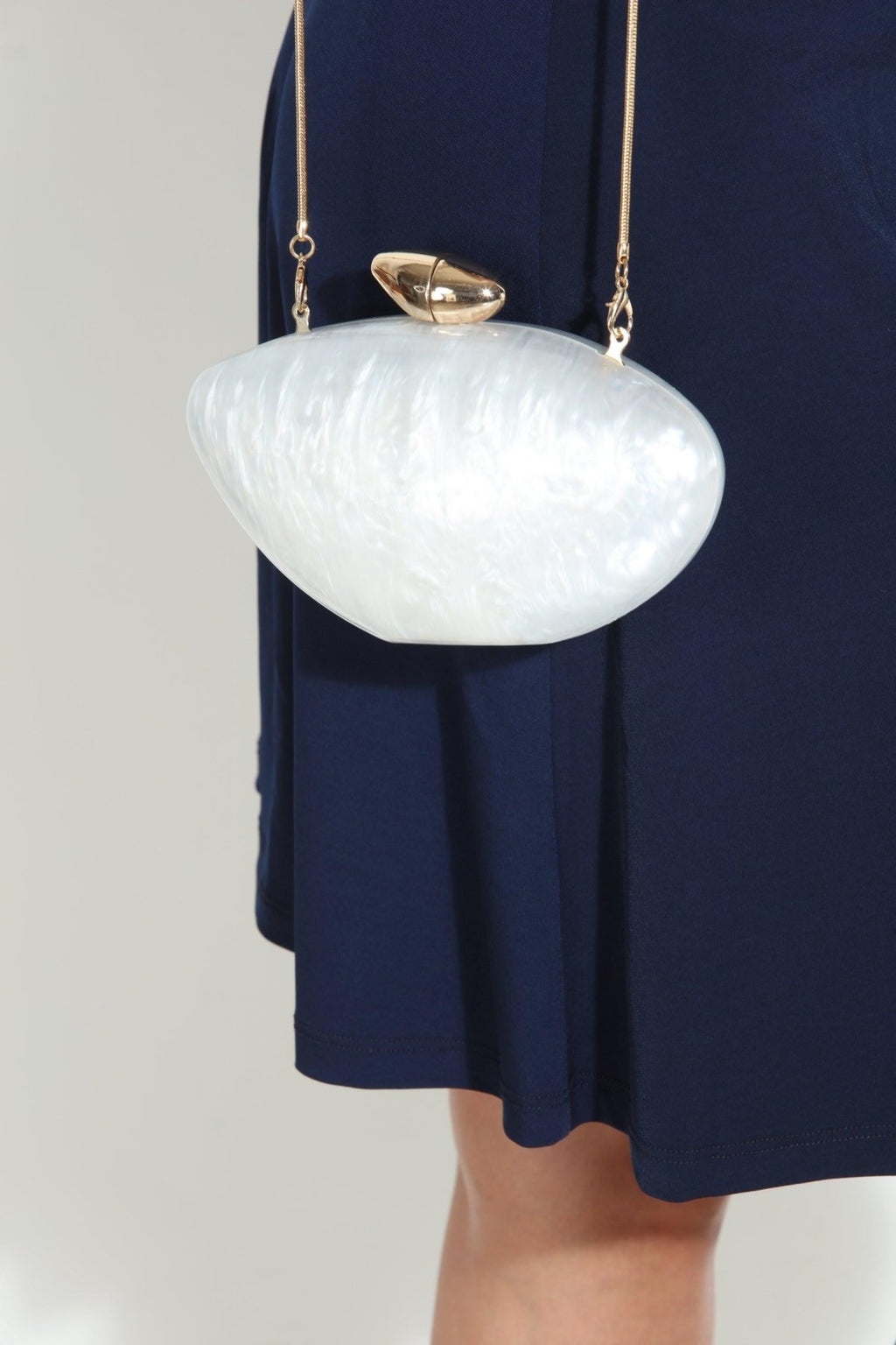Hayden Ivory Pearl Clutch