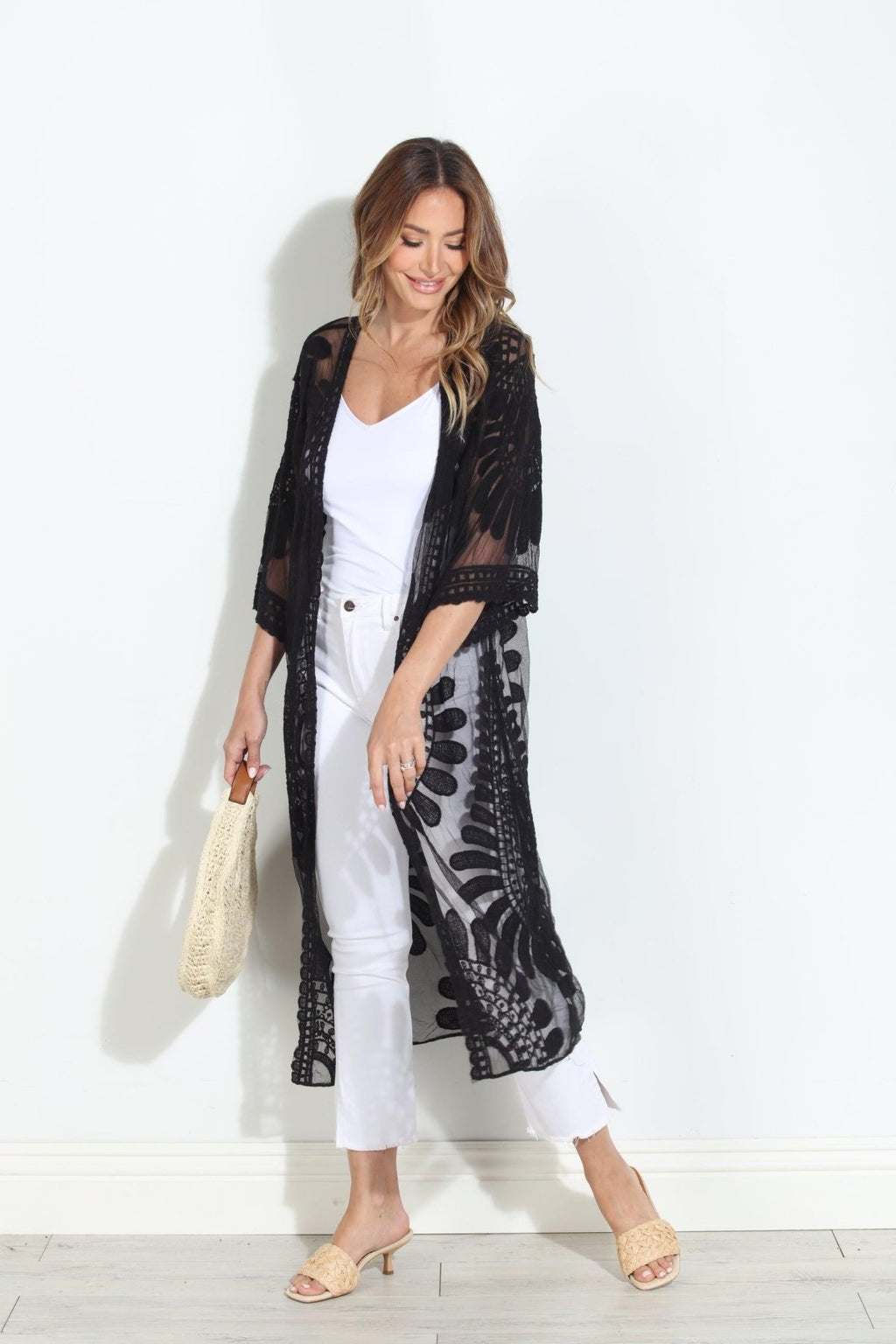 Moon Flower Lace Duster-BEST SELLER