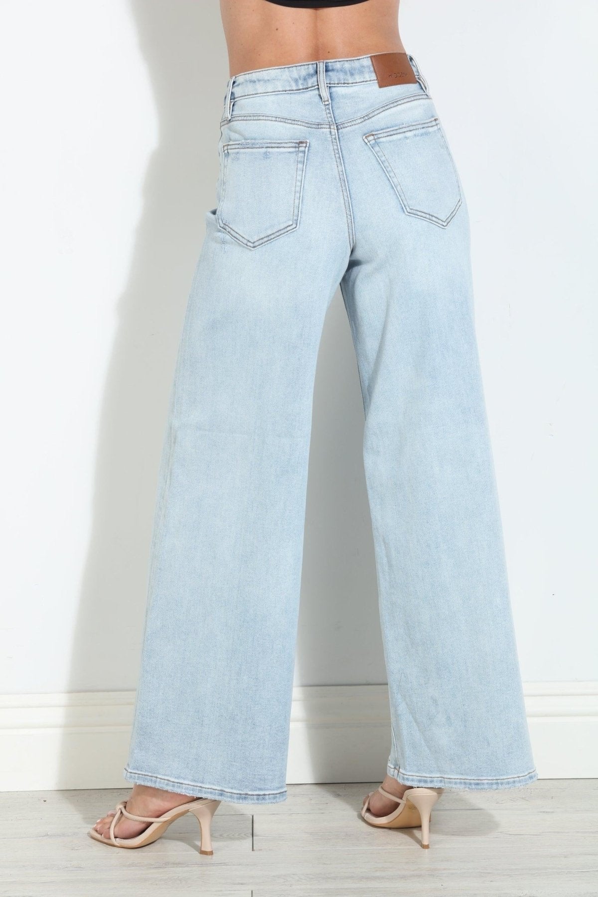 Hidden Jeans Nori High Rise Super Wide Leg- Light Wash