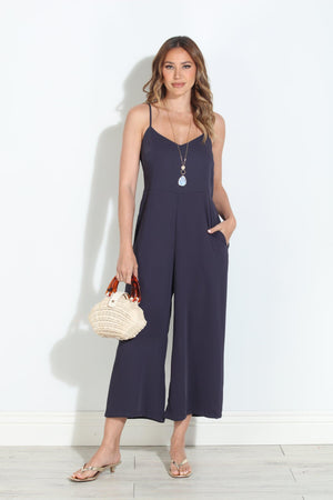 Navy Politan Jumpsuit