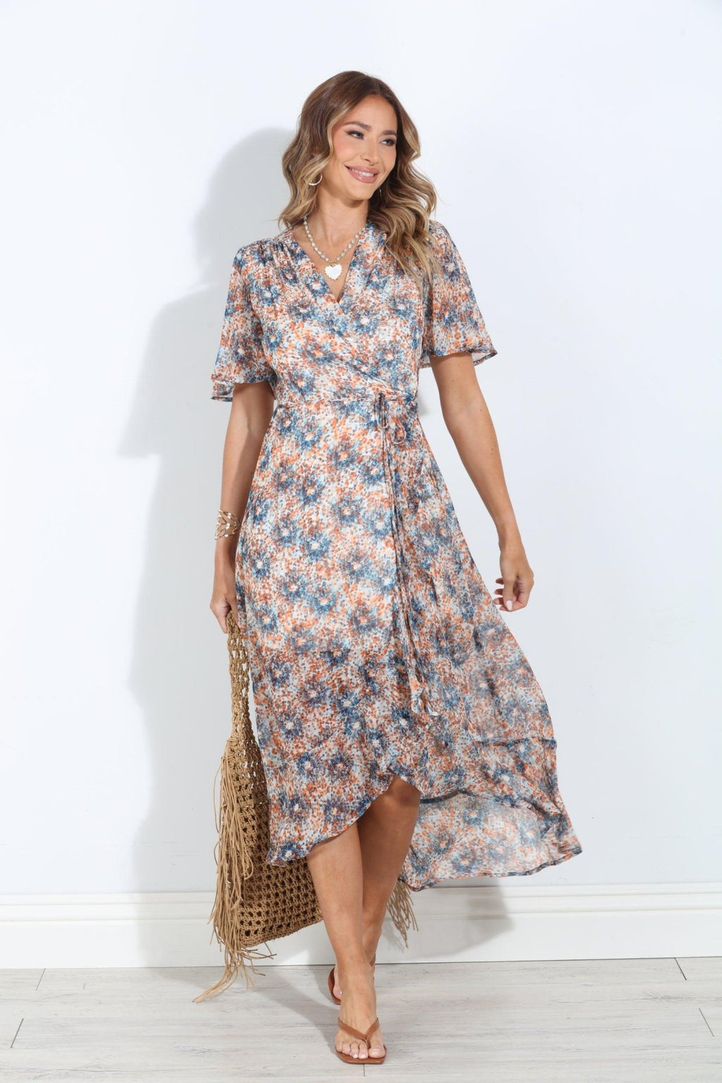 Serina Chiffon Wrap Dress