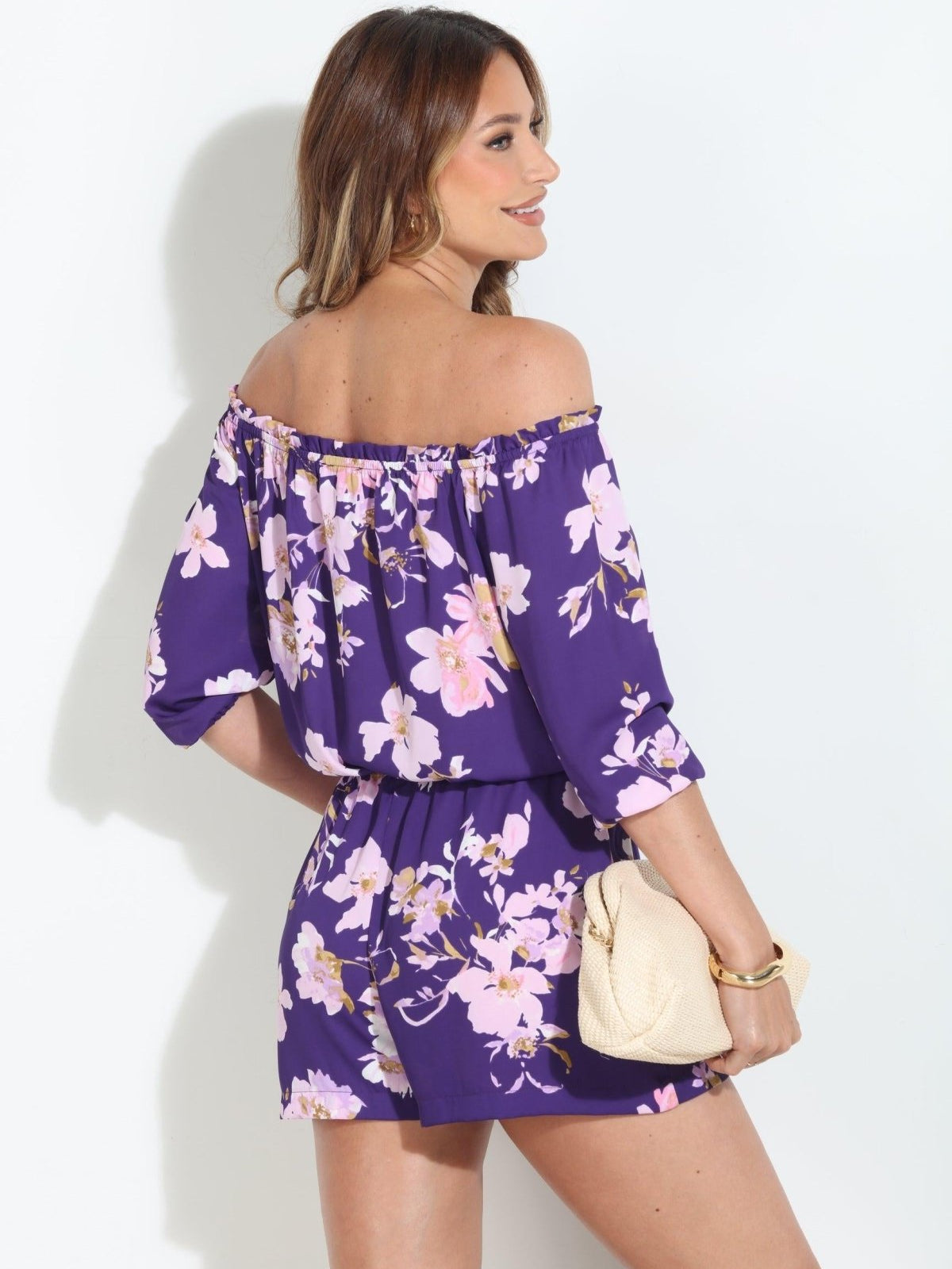 Praira OTS Woven Romper-BEST SELLER