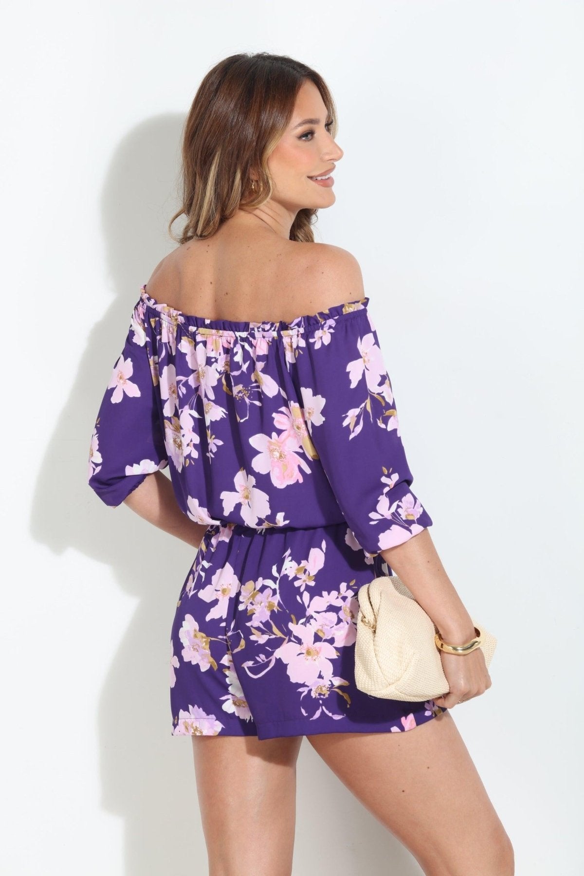 Praira OTS Woven Romper-BEST SELLER