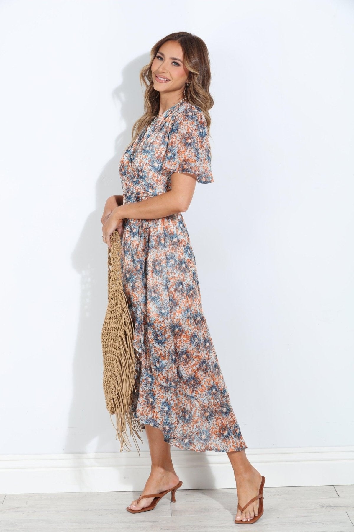 Serina Chiffon Wrap Dress