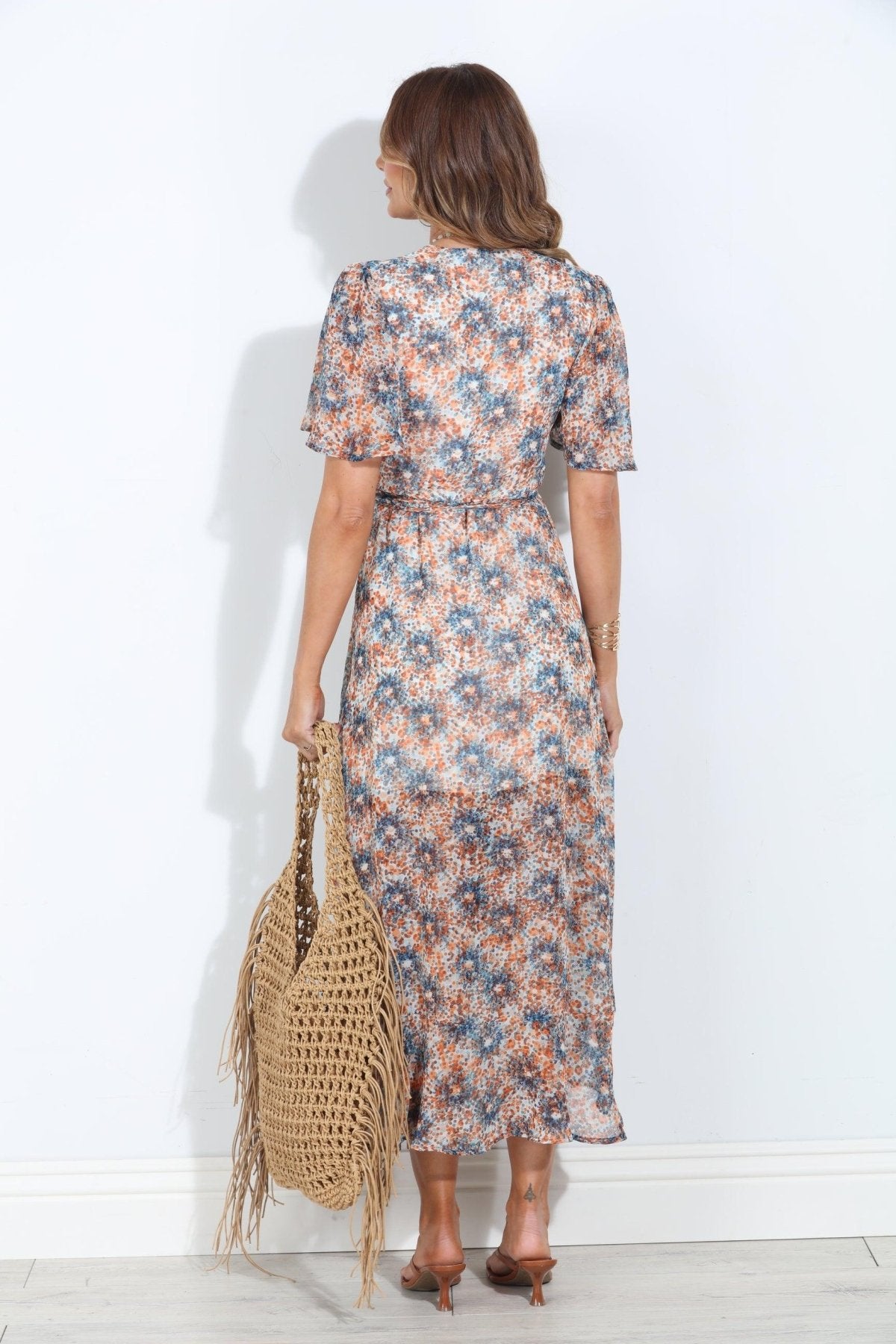 Serina Chiffon Wrap Dress