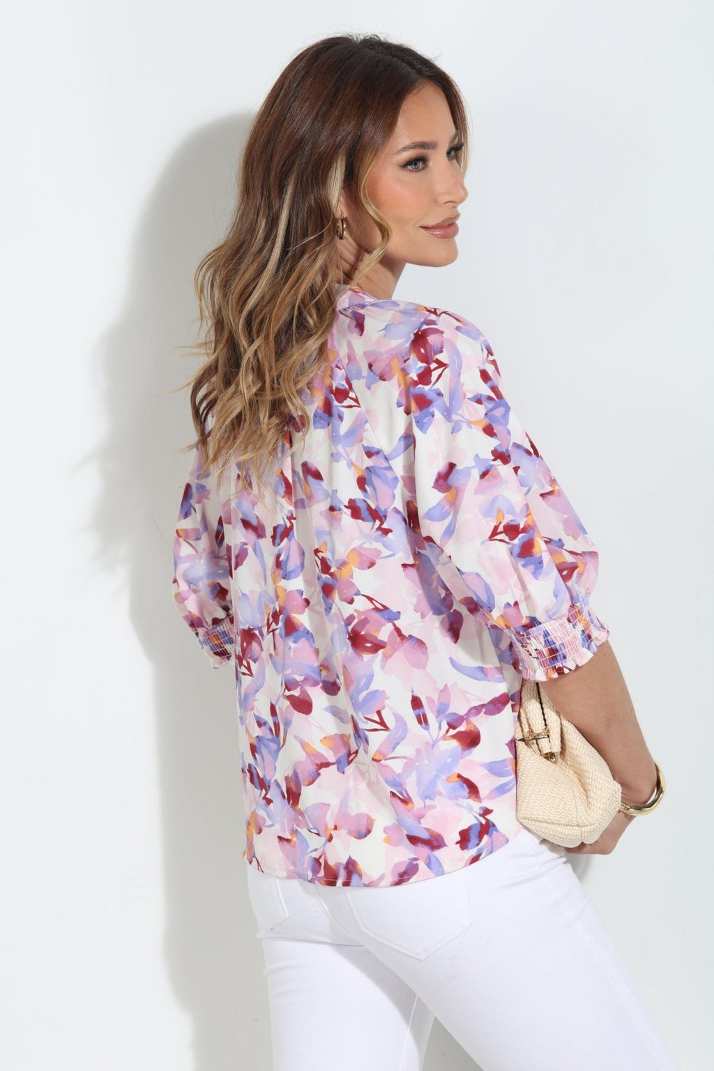 Rosabella Placket Neck Blouse