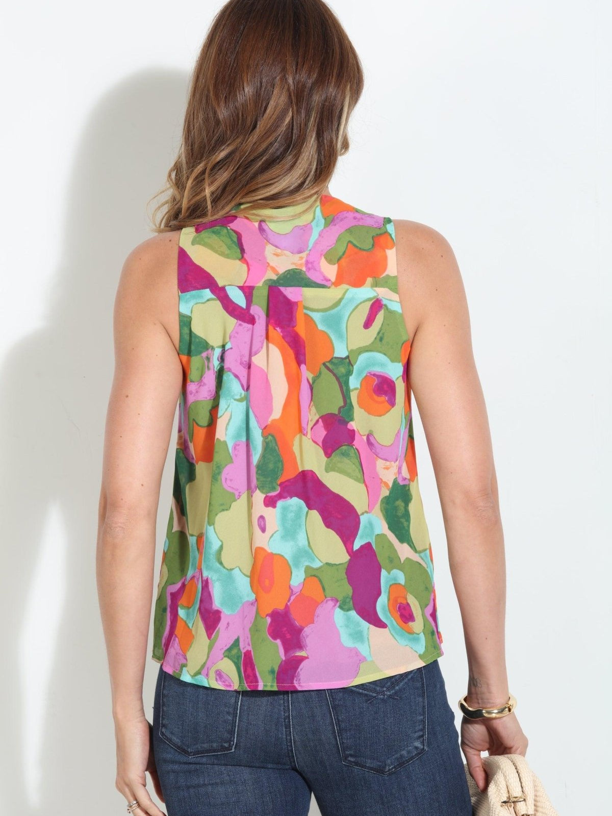 Malga Cowl Neck Blouse-FINAL  SALE