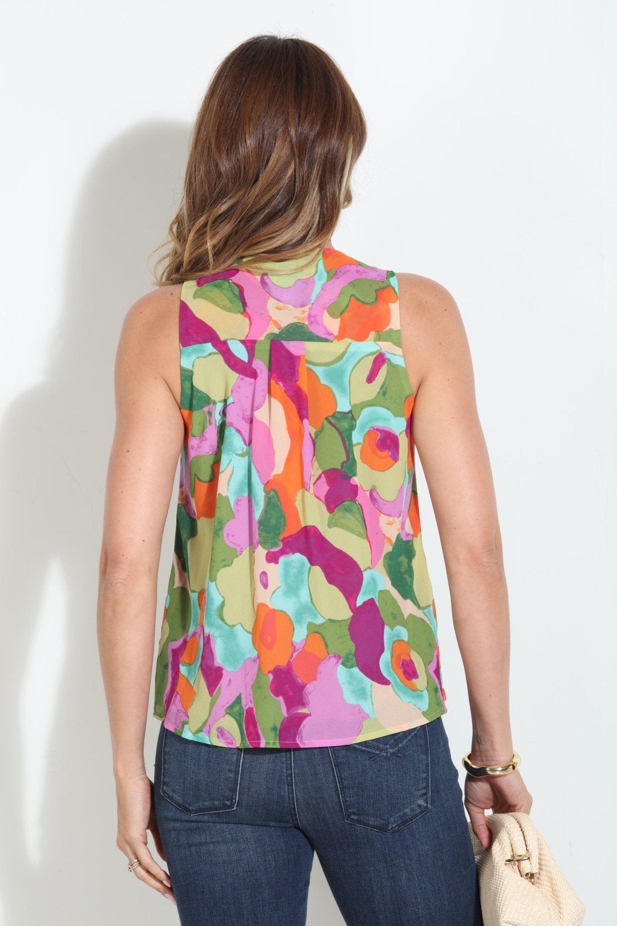 Malga Cowl Neck Blouse-FINAL  SALE