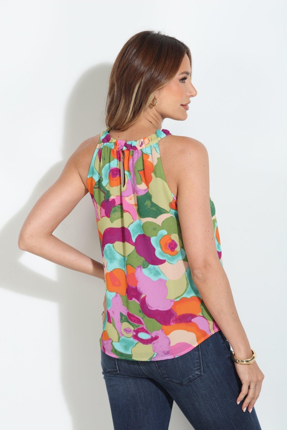 Malga Halter Blouse-FINAL SALE