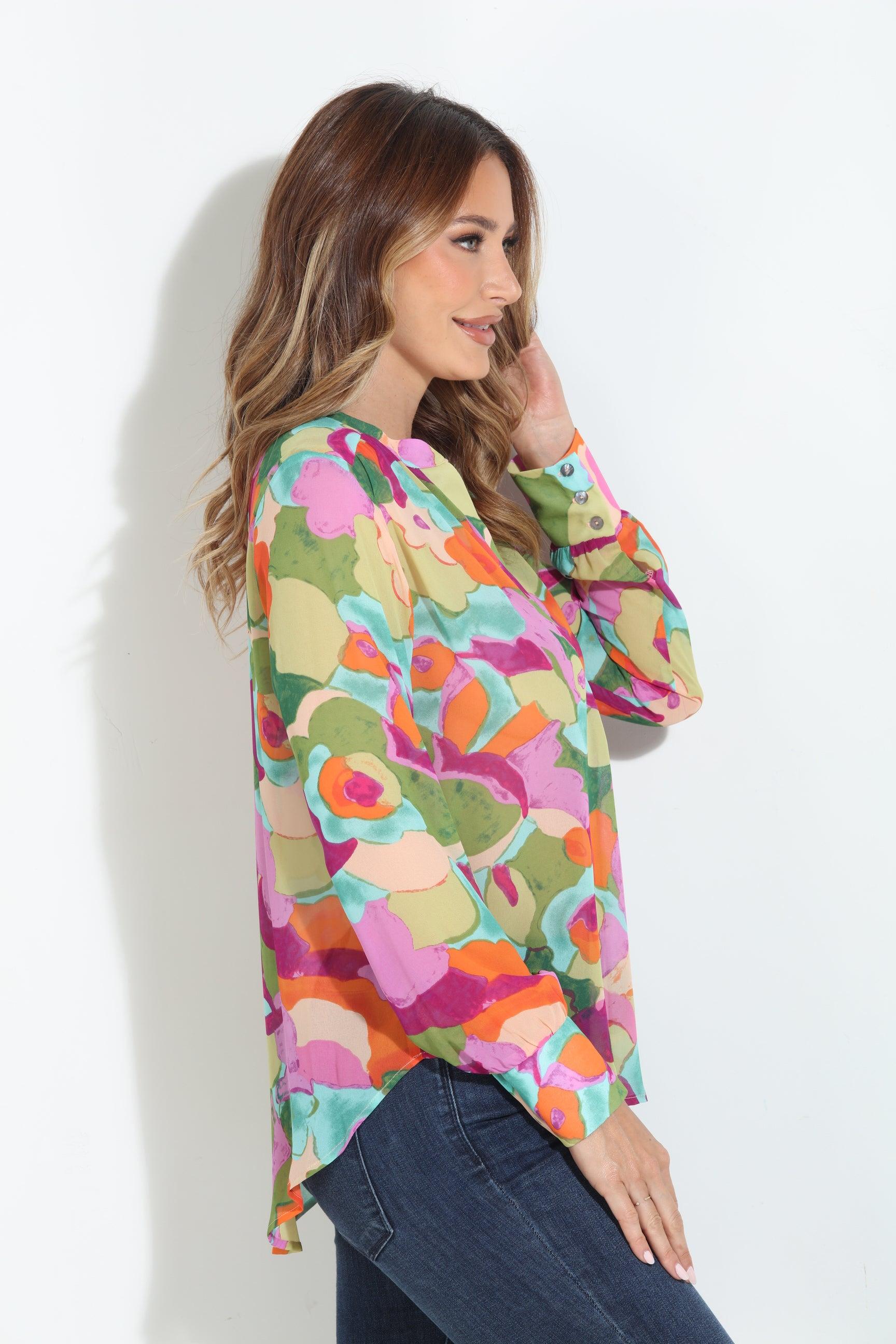 Malga Sheer Chiffon Blouse