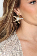 Ariel Starfish Statement Earrings