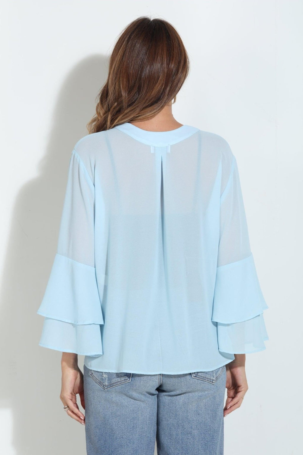 Ice Bloom Boho Chiffon Jacket-FINAL SALE