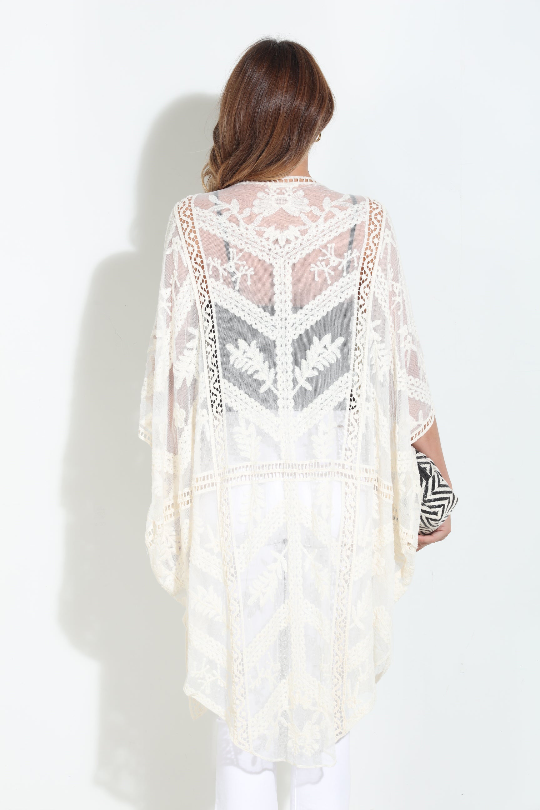 Kai Ivory Open Kimono