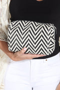 Woven Chevron Make-Up Bag-BEST SELLER