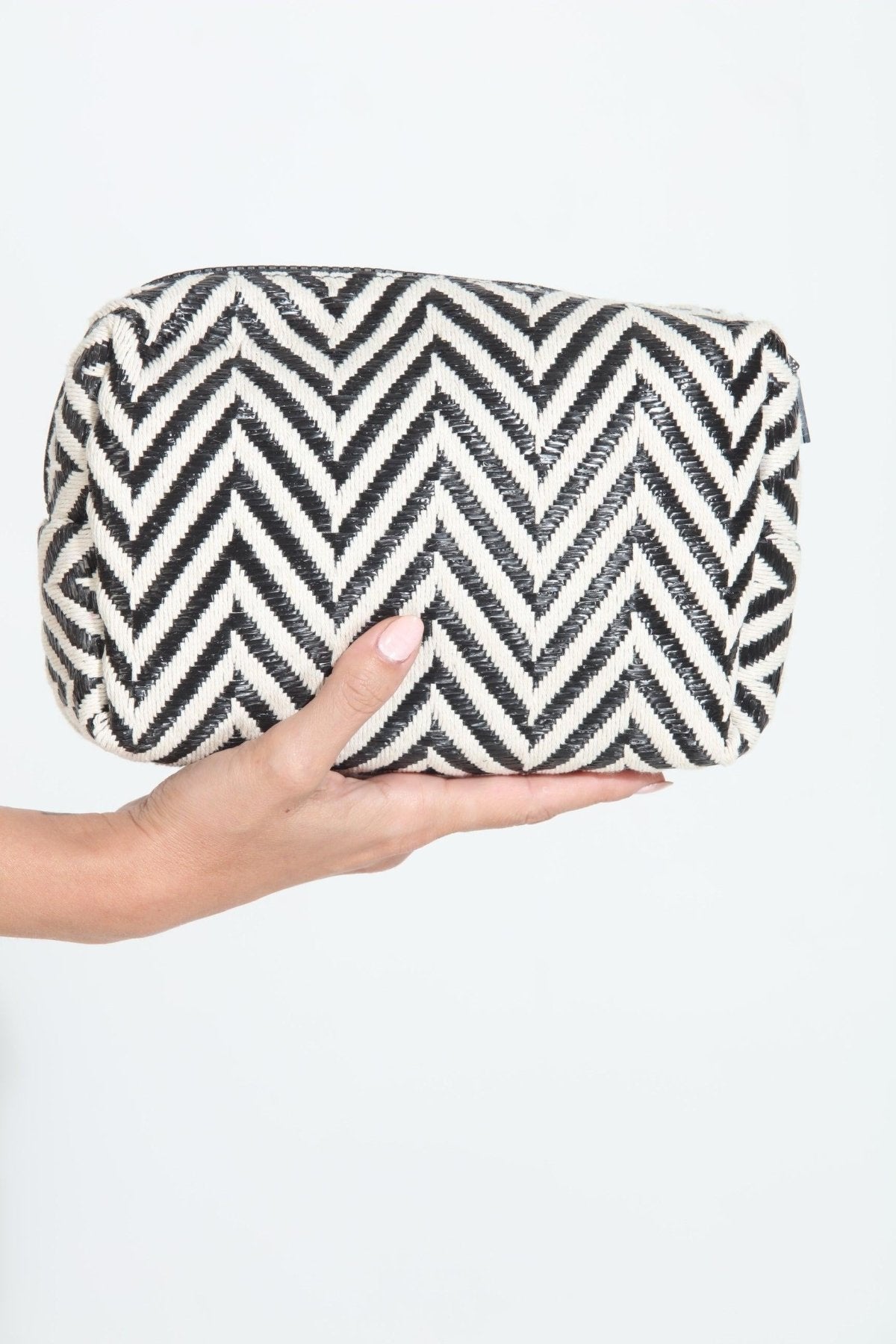 Woven Chevron Make-Up Bag-BEST SELLER