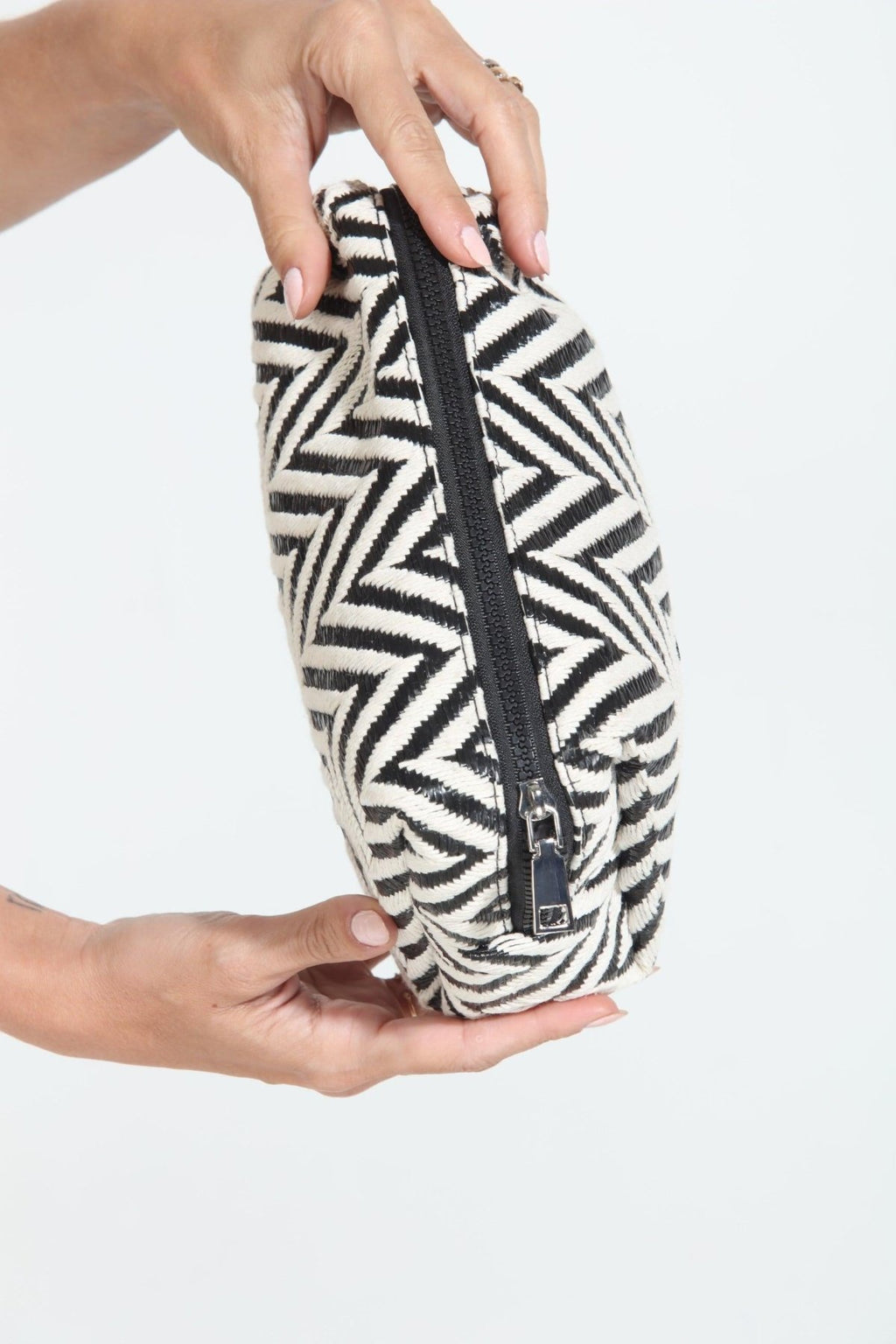 Woven Chevron Make-Up Bag-BEST SELLER