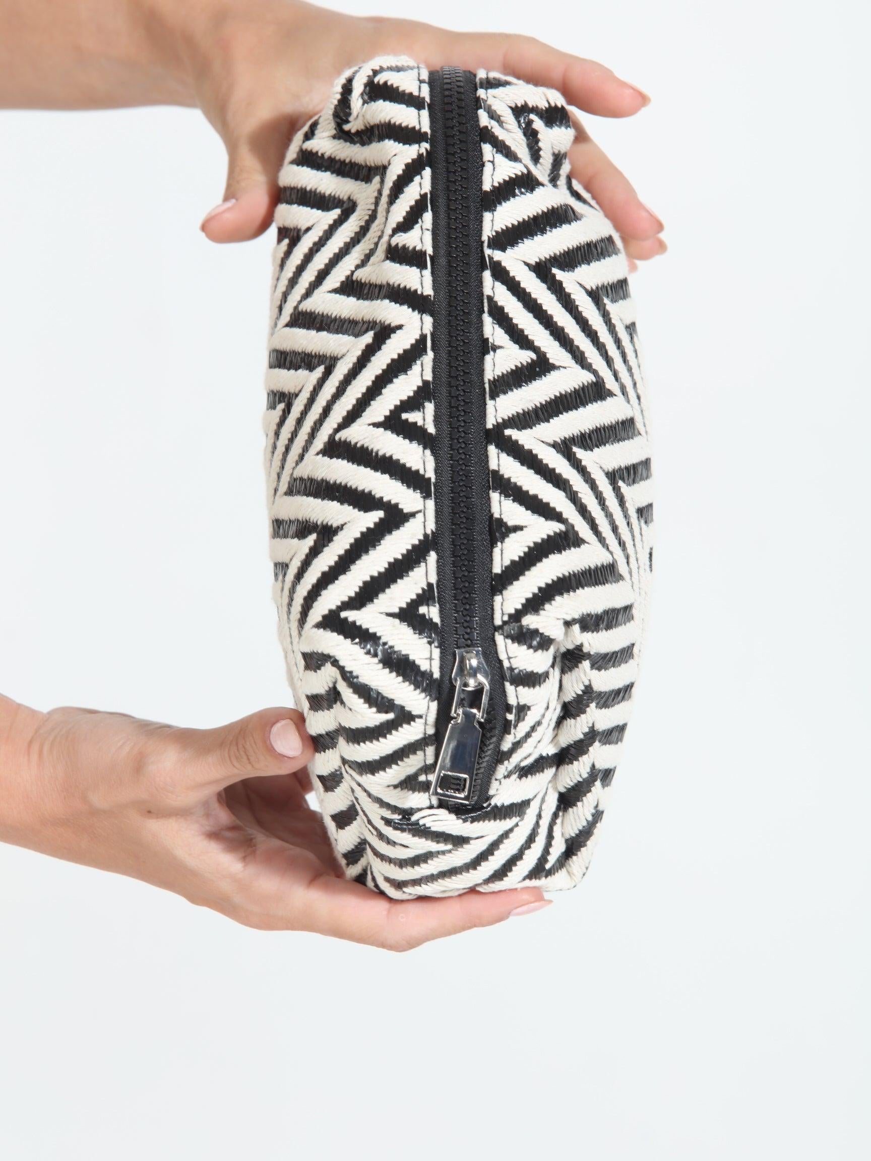 Woven Chevron Make-Up Bag-BEST SELLER
