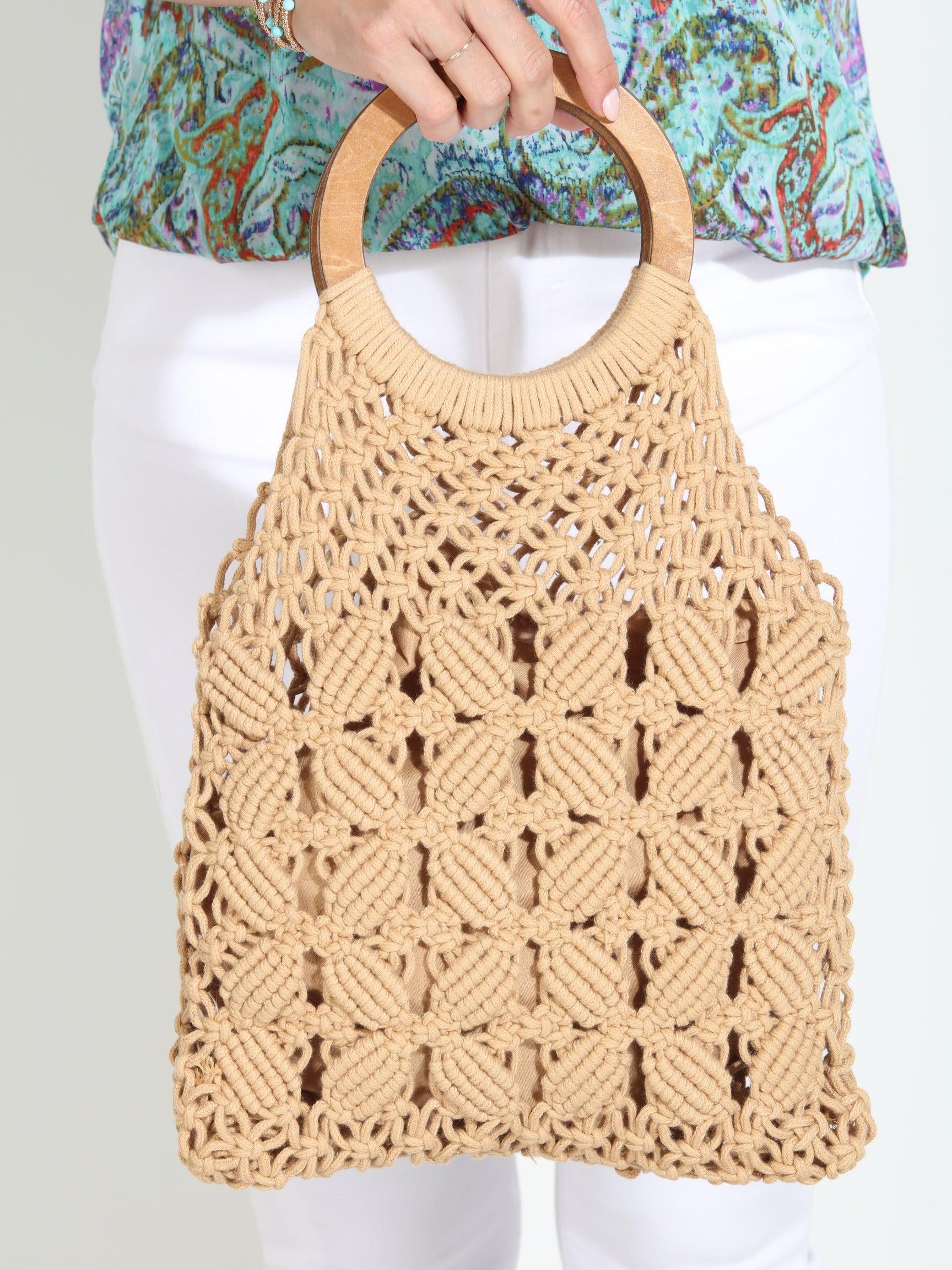 Sandy Crochet Handbag