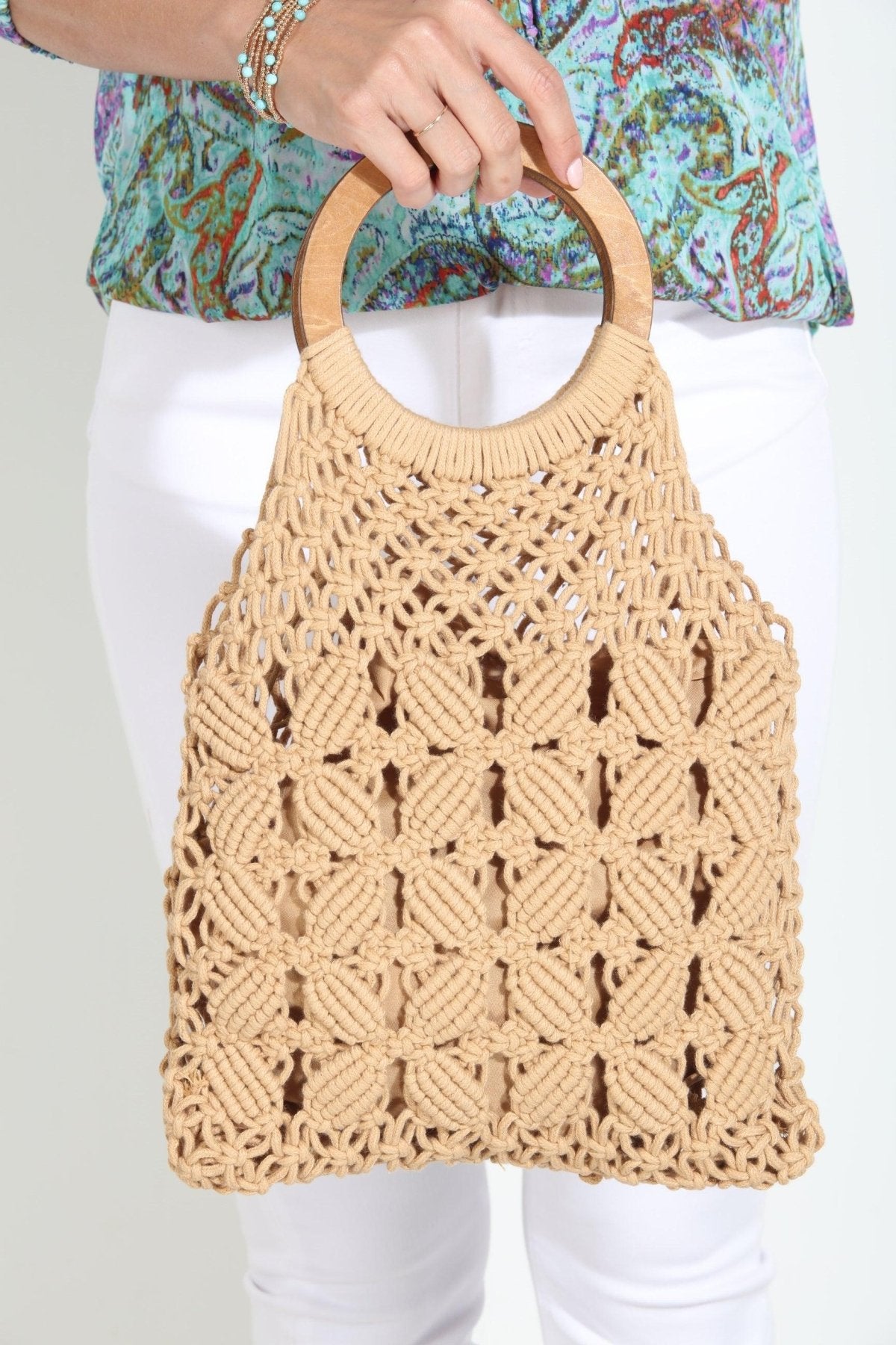 Sandy Crochet Handbag