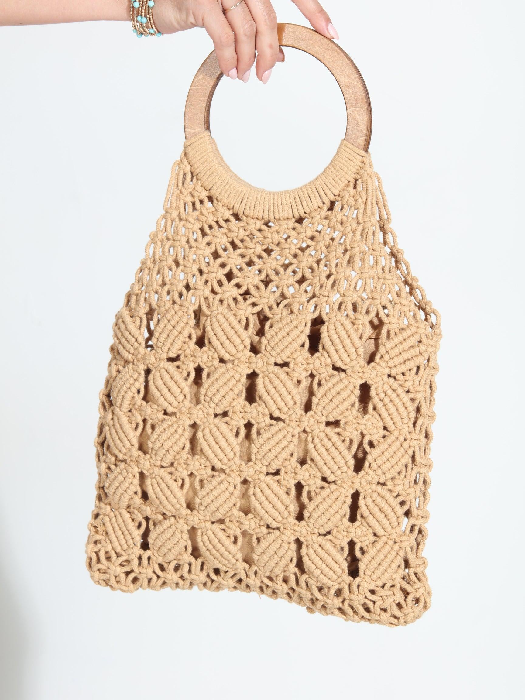 Sandy Crochet Handbag
