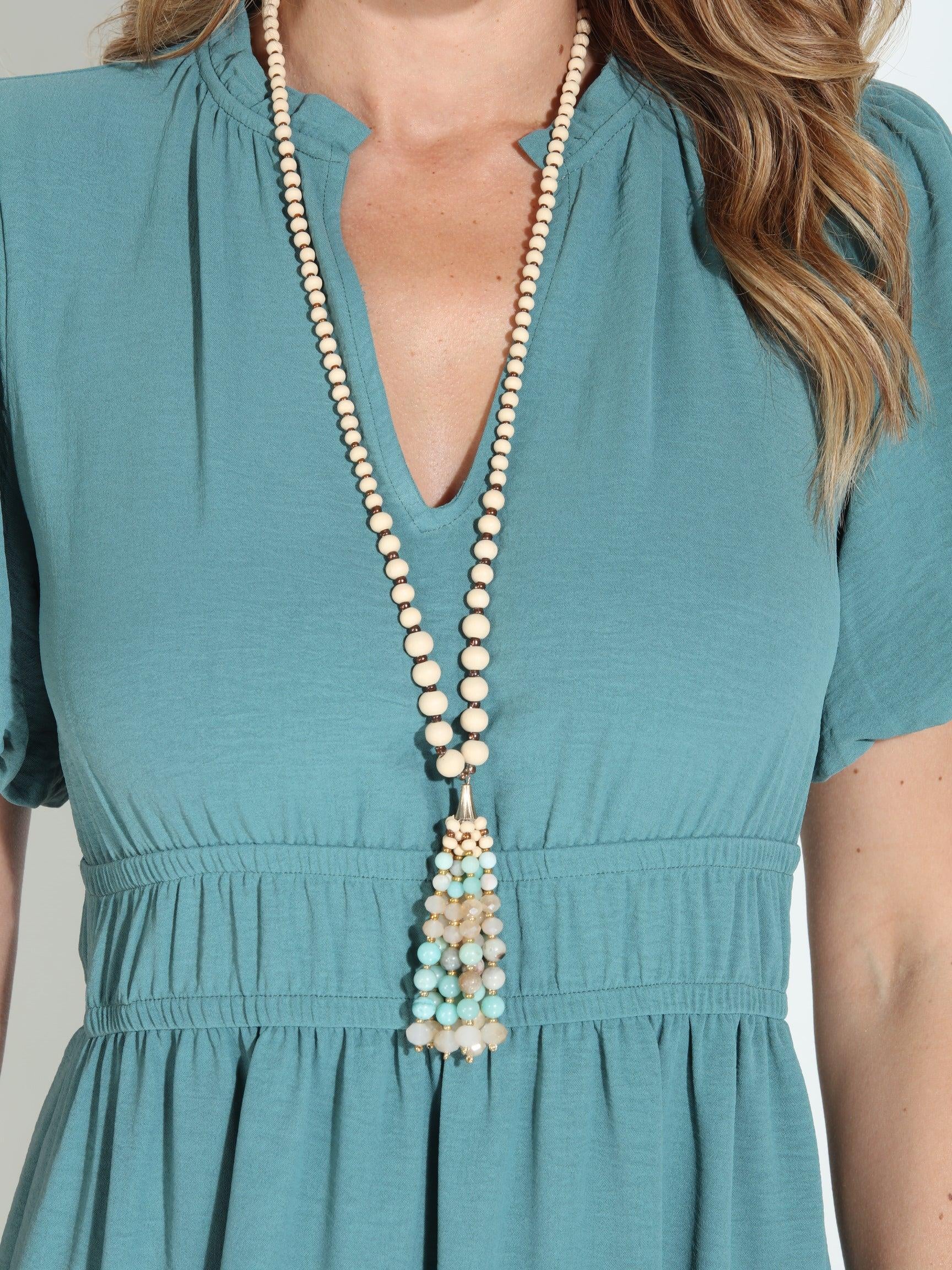Mazunte Tassel Long Necklace