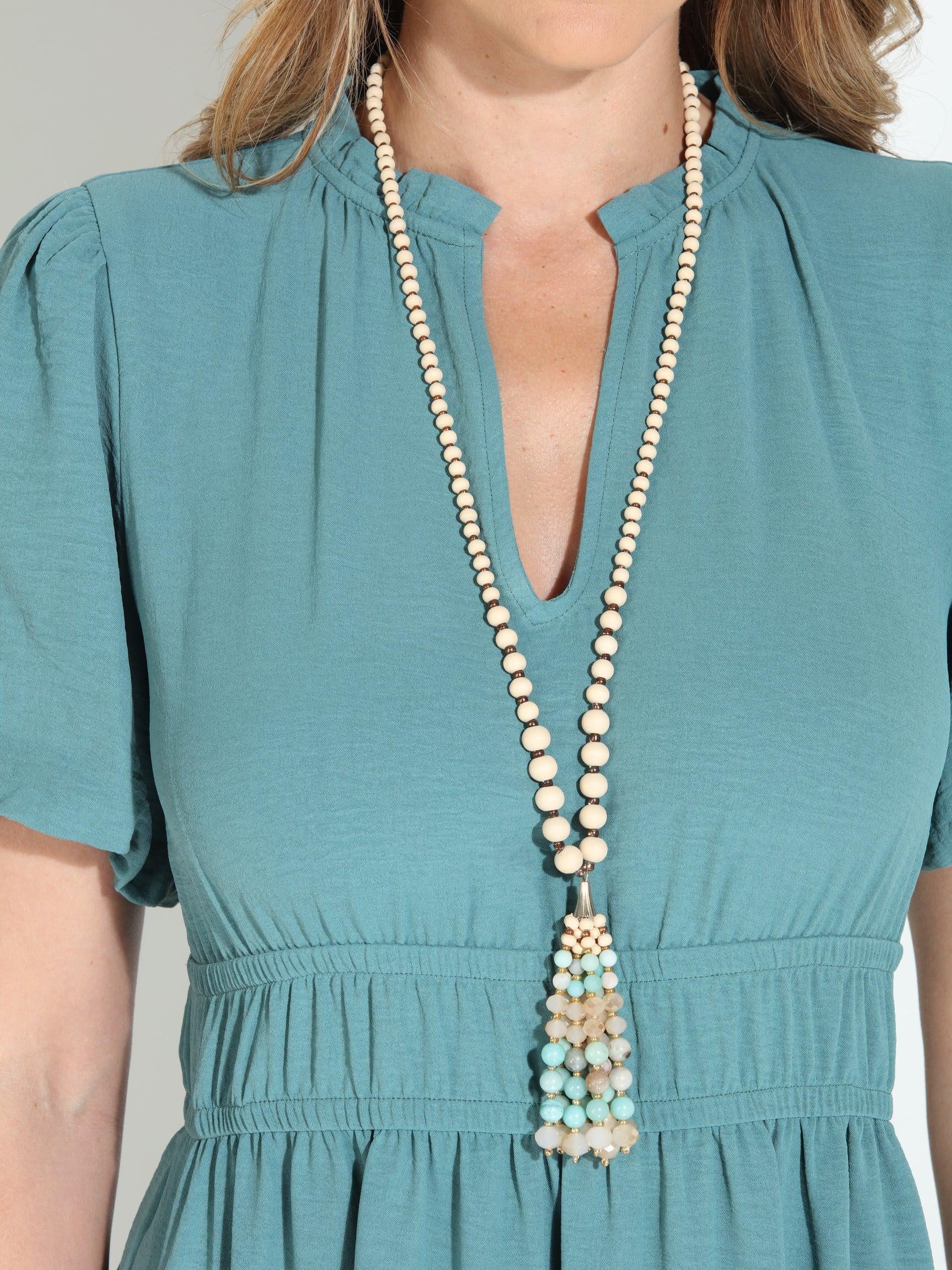 Mazunte Tassel Long Necklace