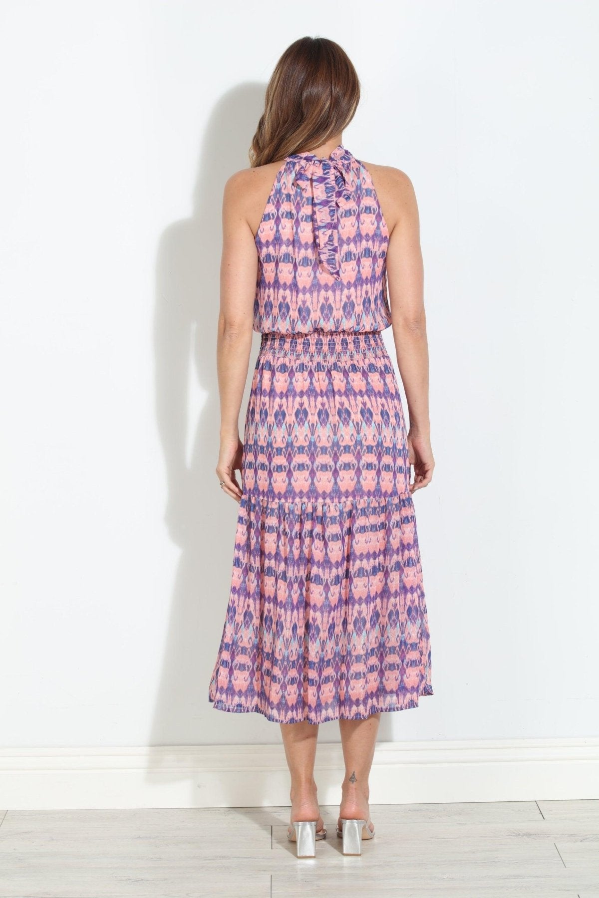 Franca Chiffon Halter Maxi-FINAL SALE