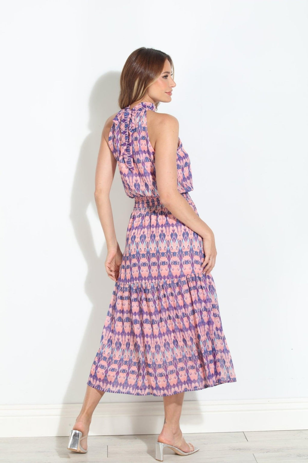 Franca Chiffon Halter Maxi-FINAL SALE