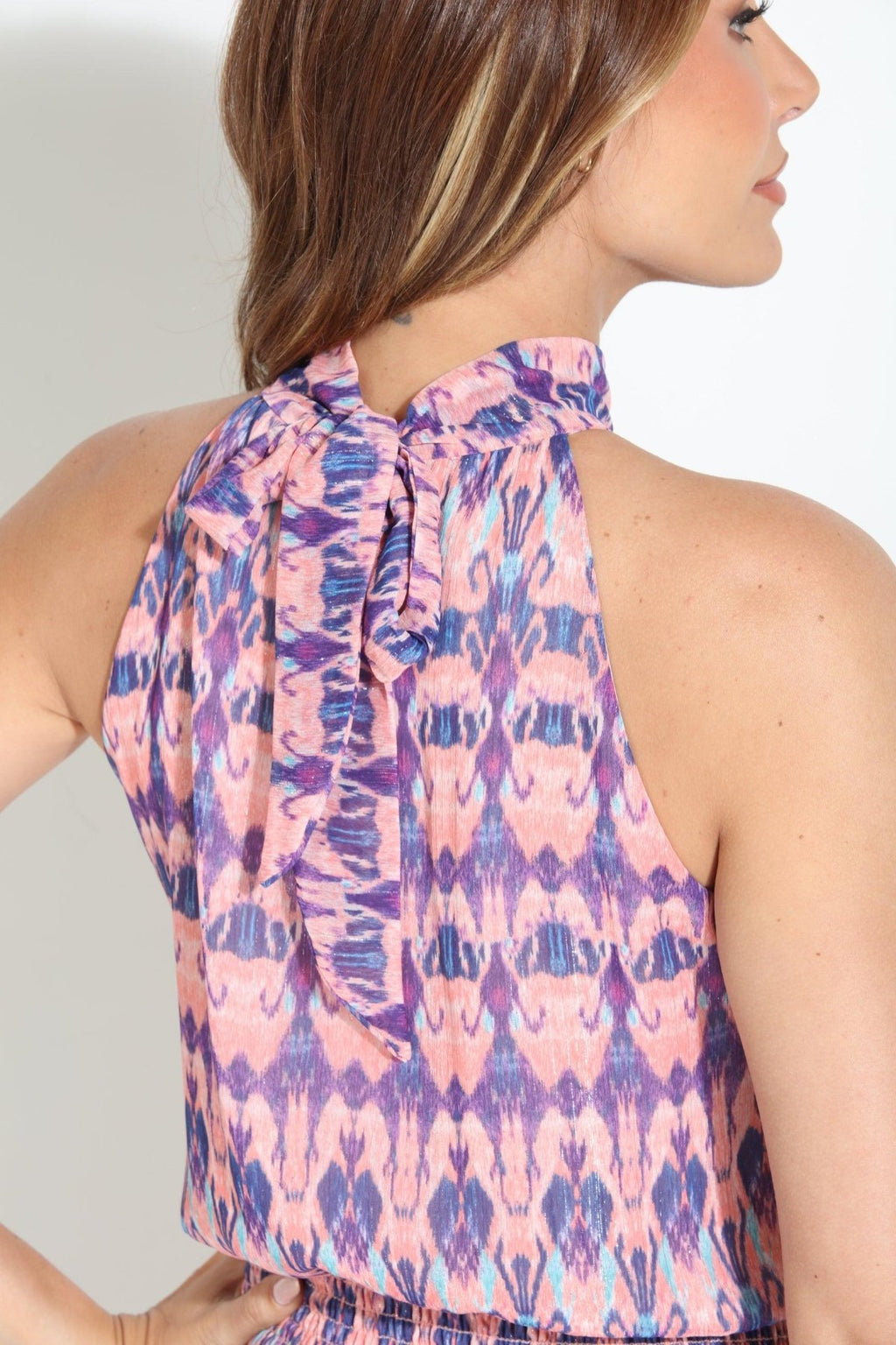 Franca Chiffon Halter Maxi-FINAL SALE