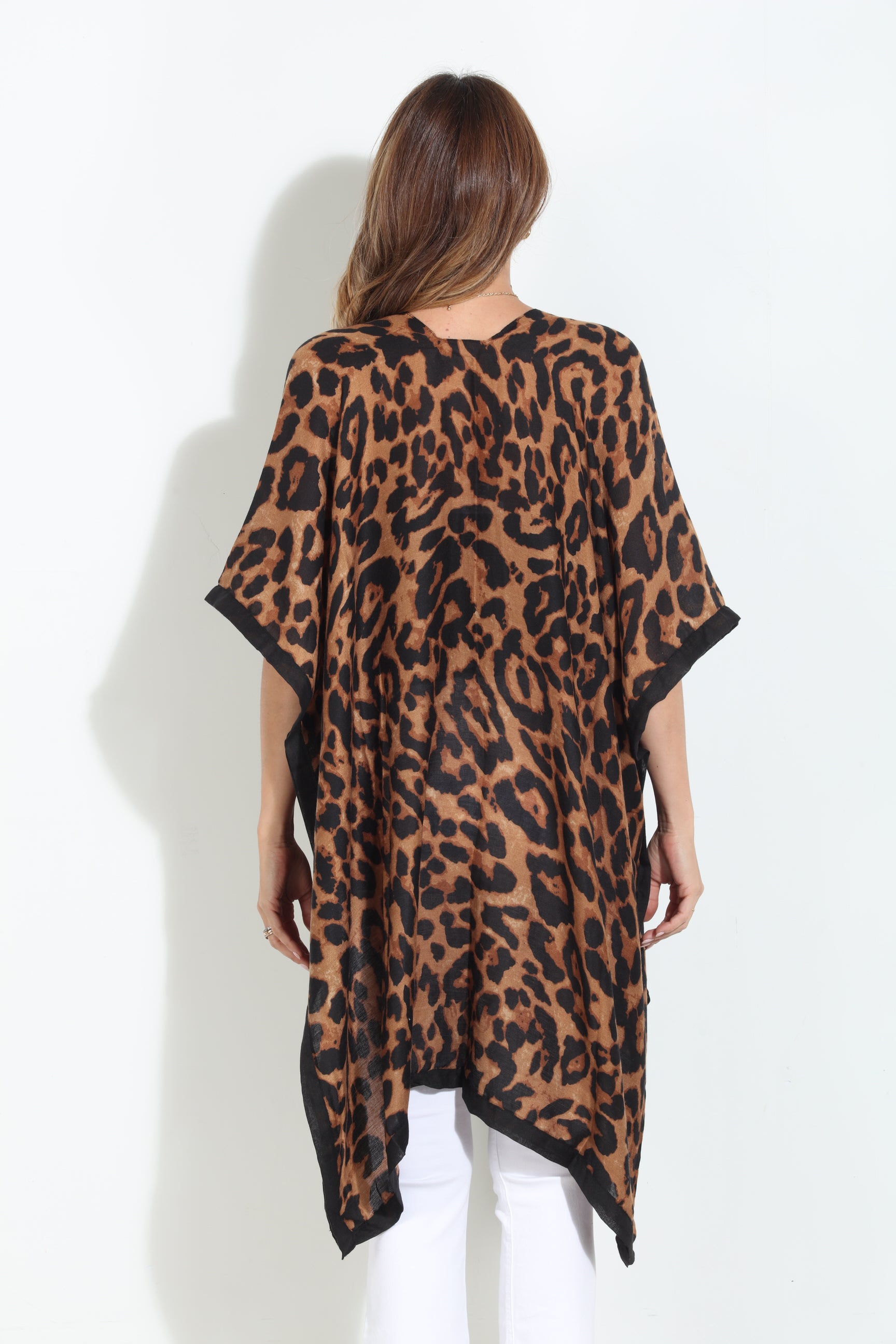 Leopard Print Kimono
