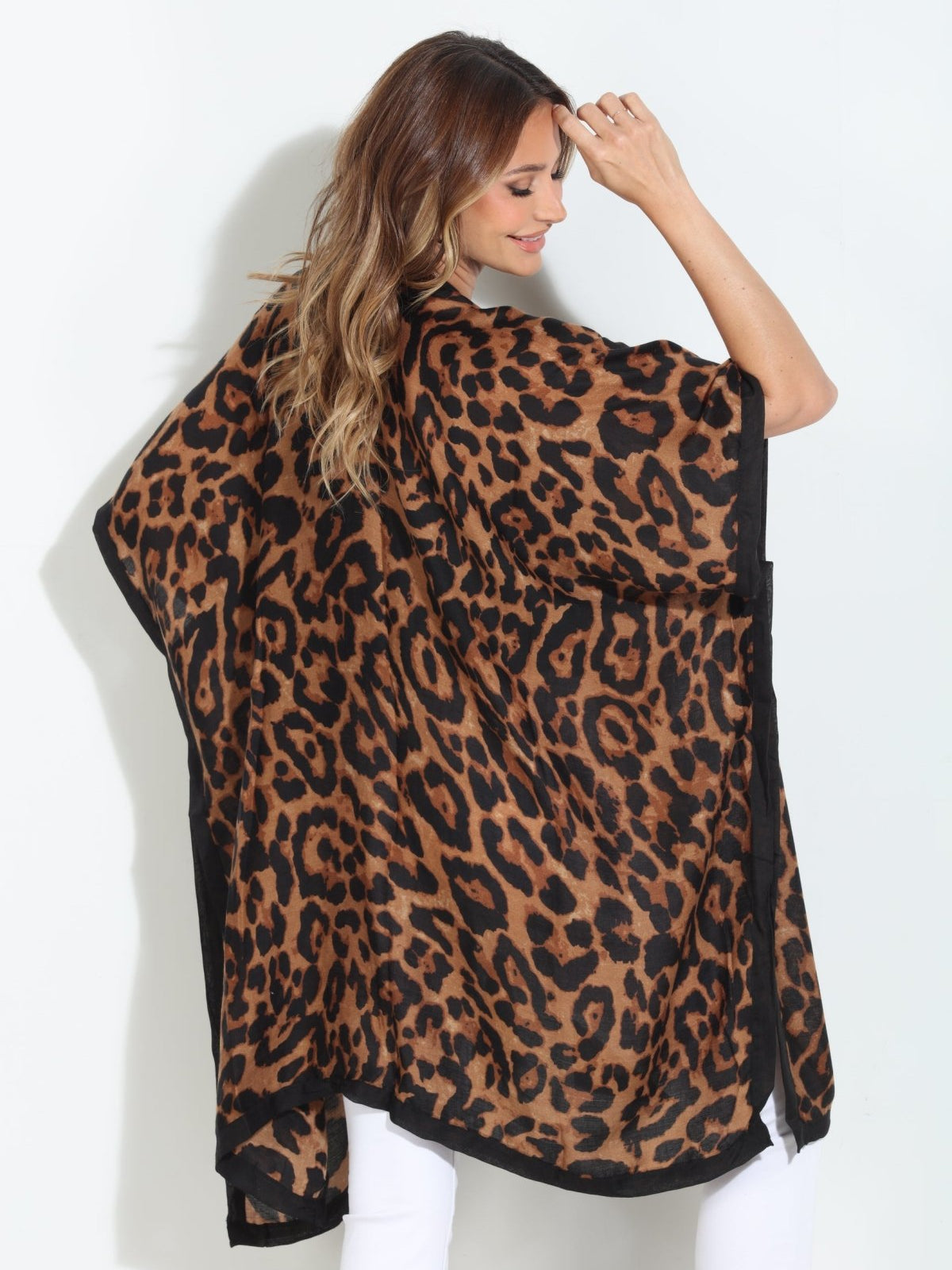 Leopard Print Kimono