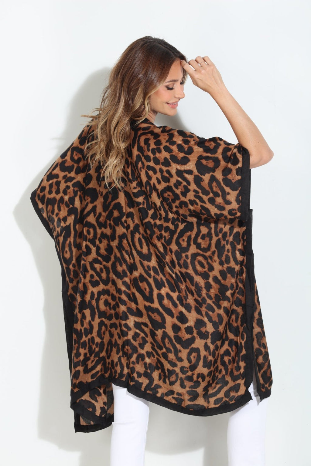 Leopard Print Kimono