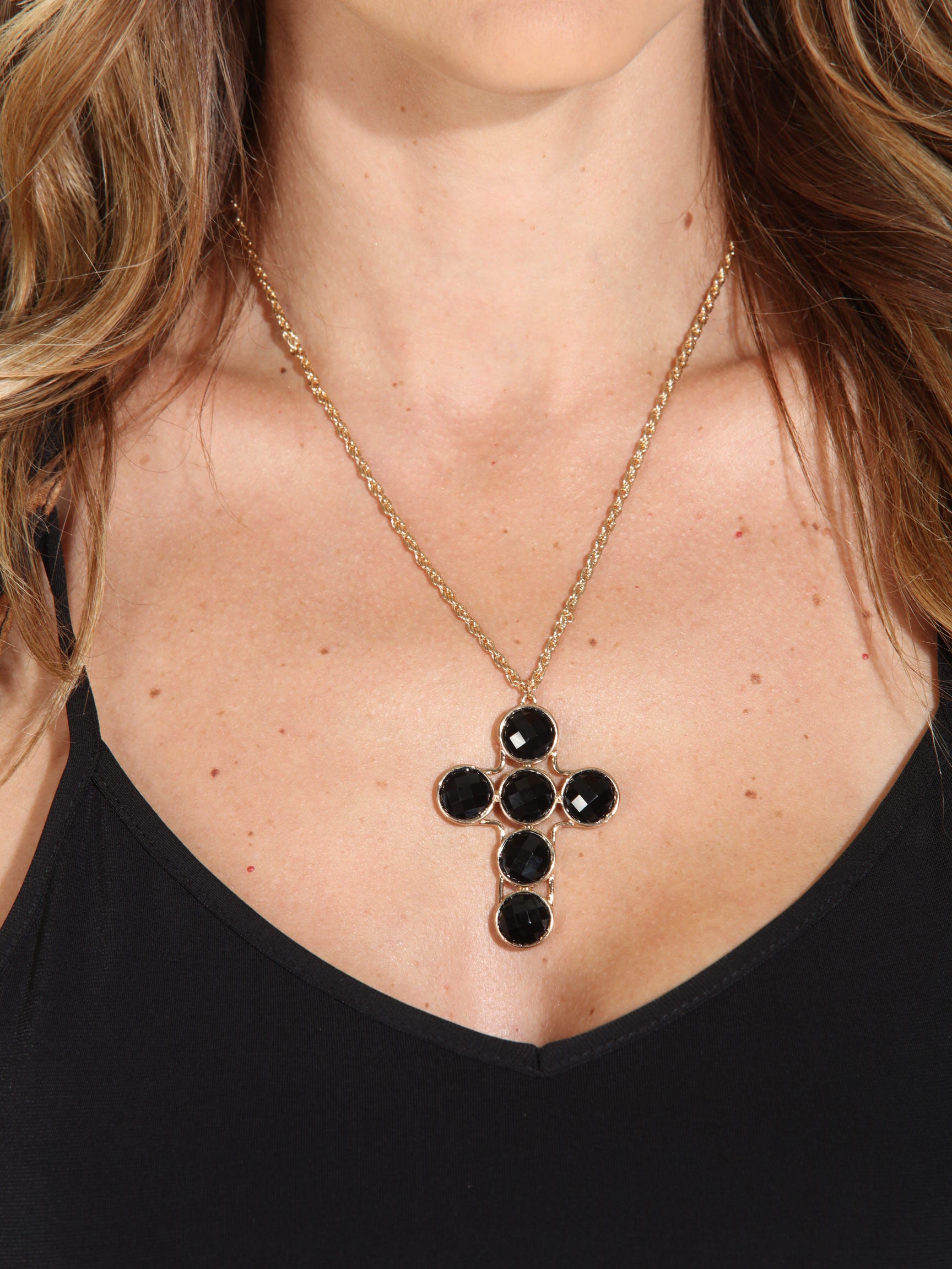 Cara Cross Necklace
