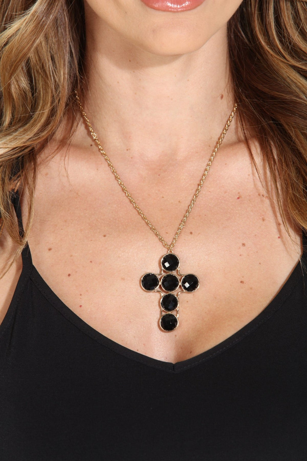 Cara Cross Necklace