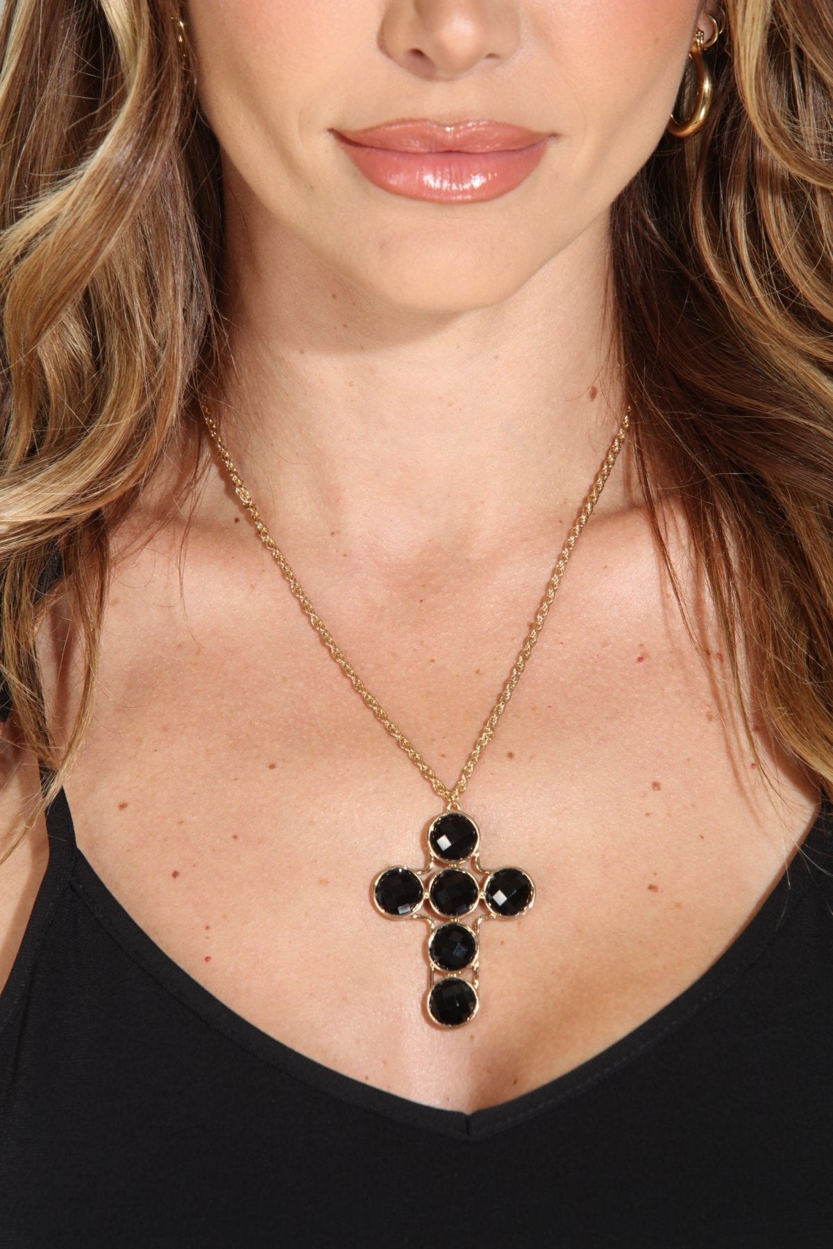 Cara Cross Necklace
