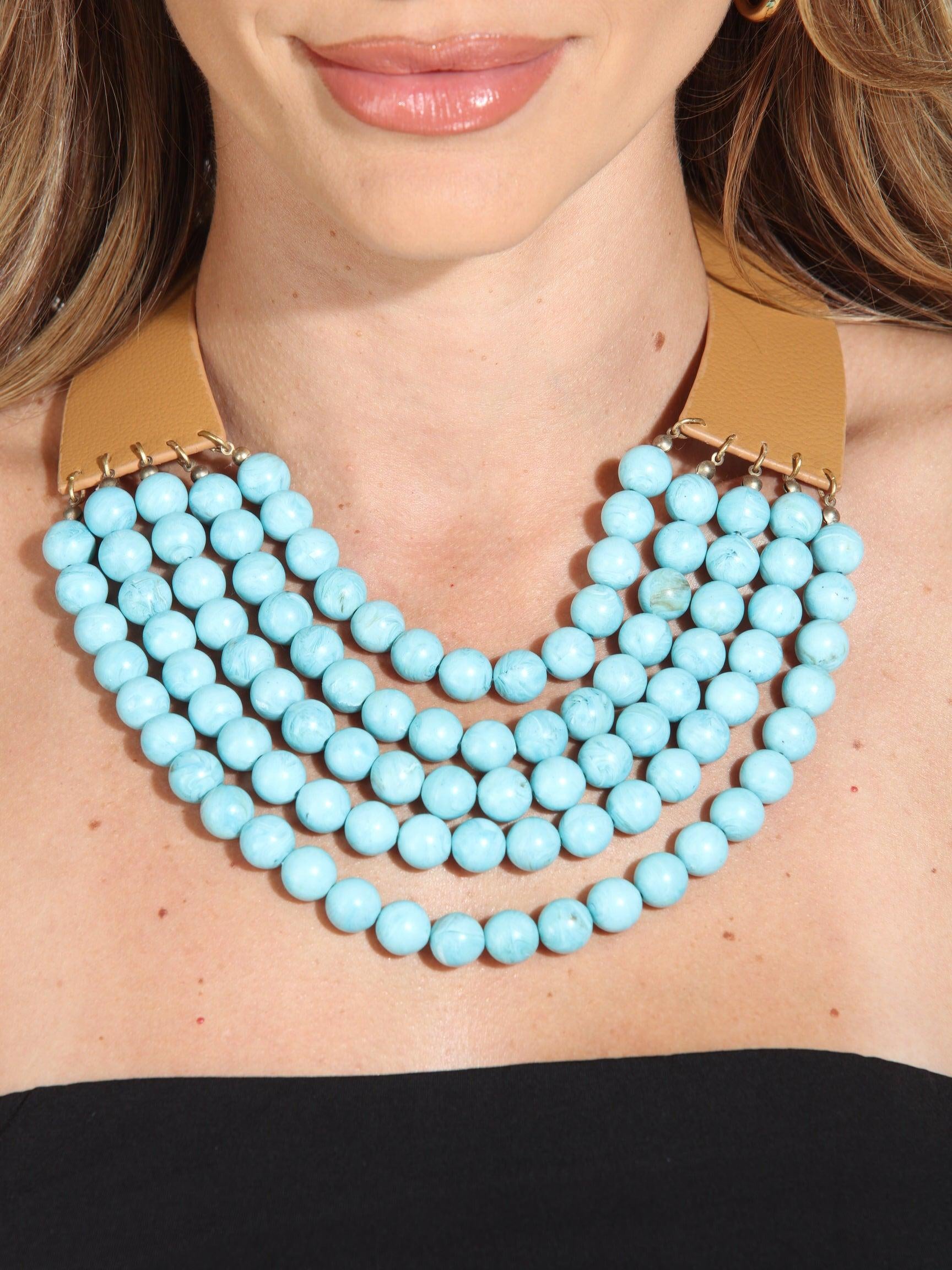 Paradise Beaded Statement Necklace