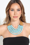Paradise Beaded Statement Necklace