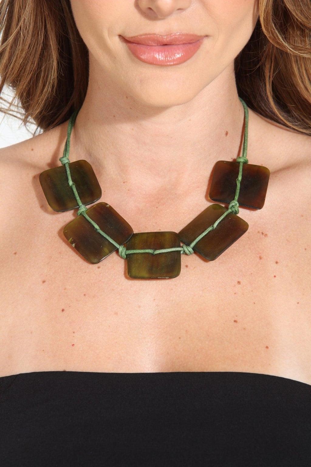 Daria Olive Statement Necklace