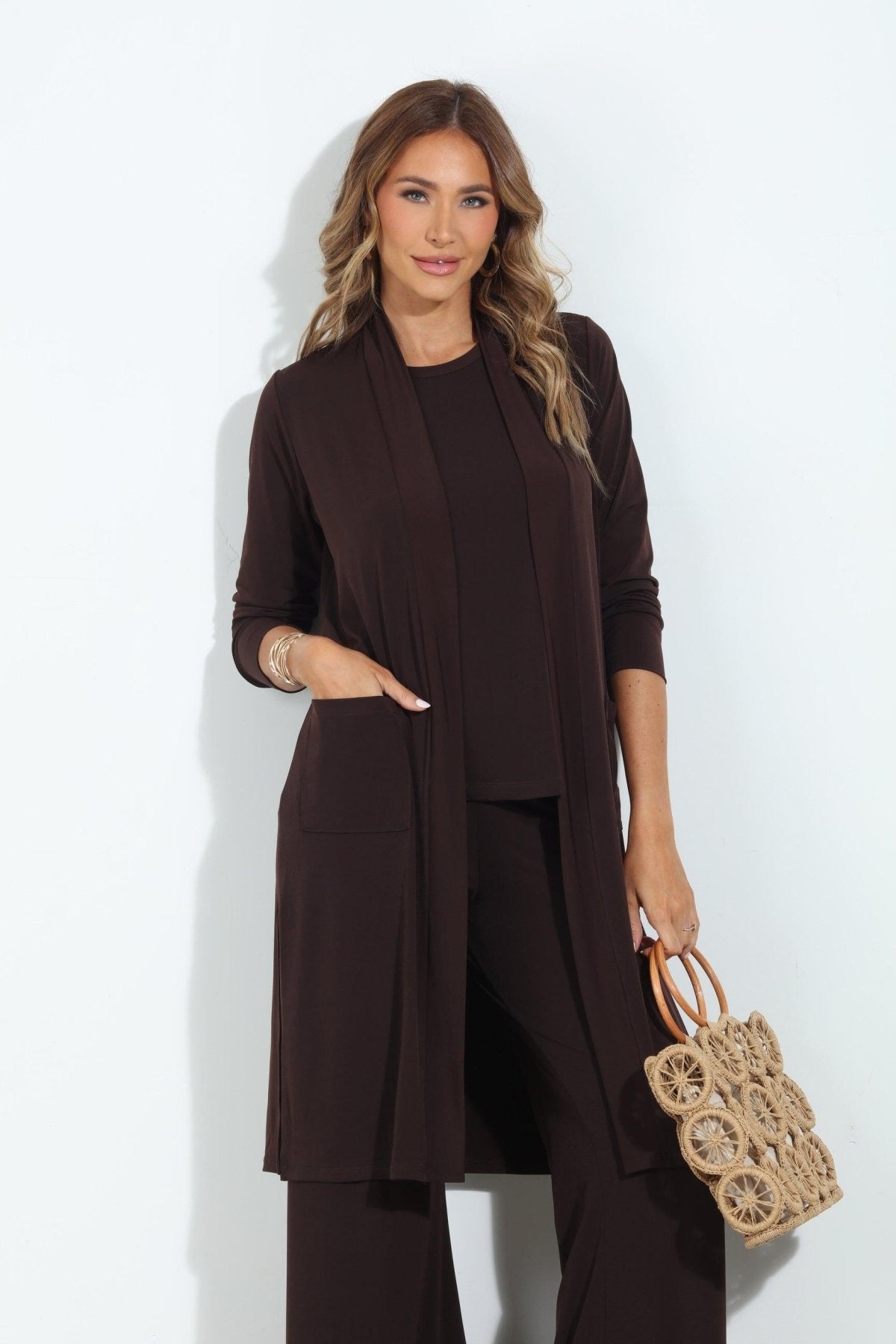 Chocolate Relaxed Lux Cardigan-BEST SELLER ✨