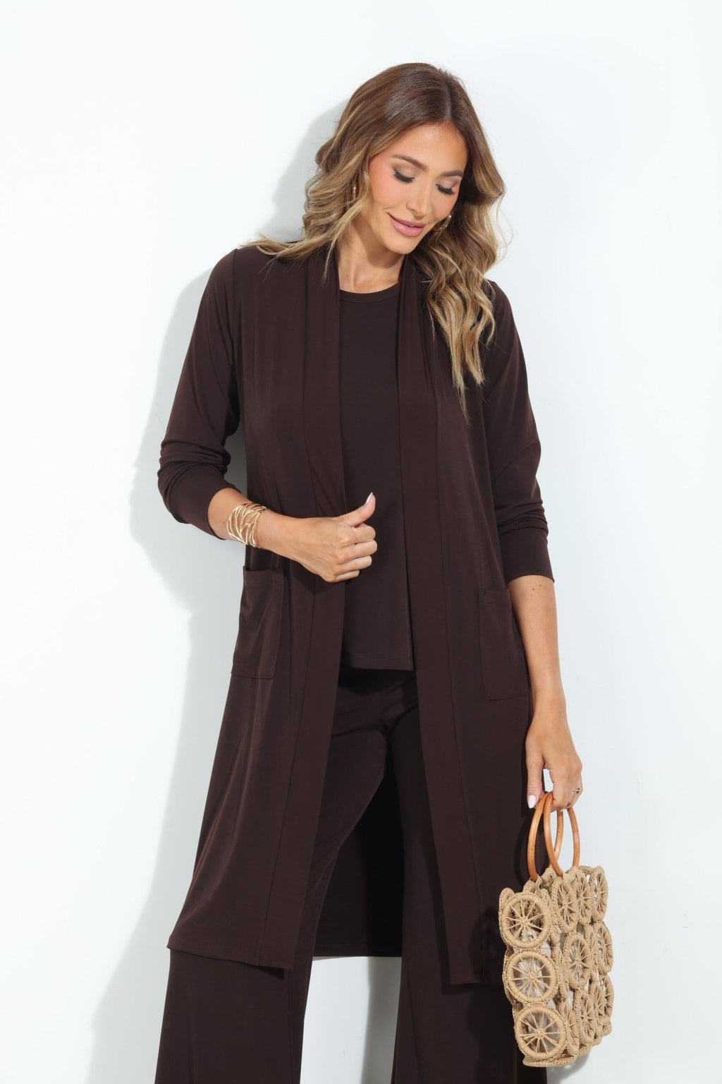 Chocolate Relaxed Lux Cardigan-BEST SELLER ✨