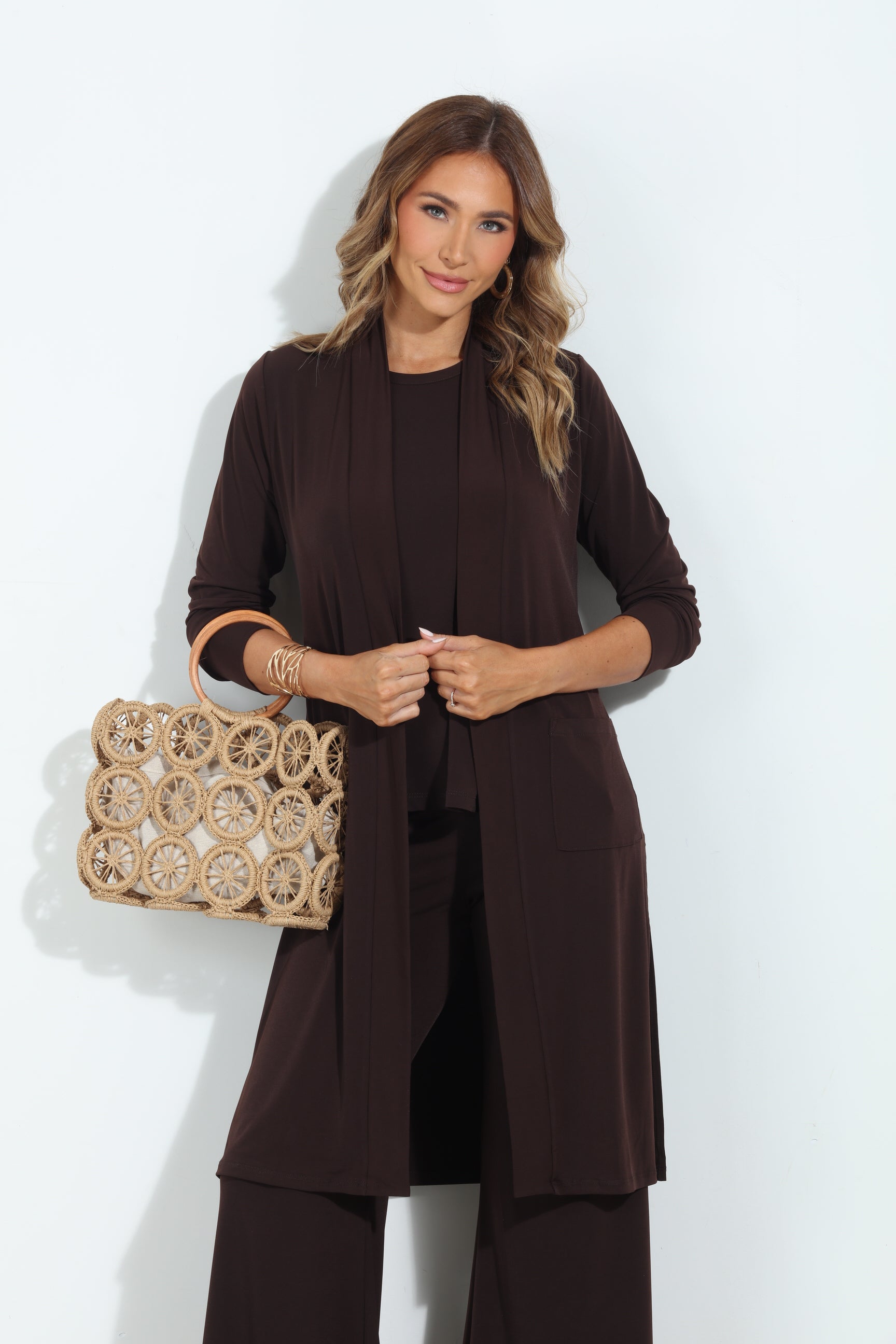 Chocolate Relaxed Lux Cardigan-BEST SELLER ✨