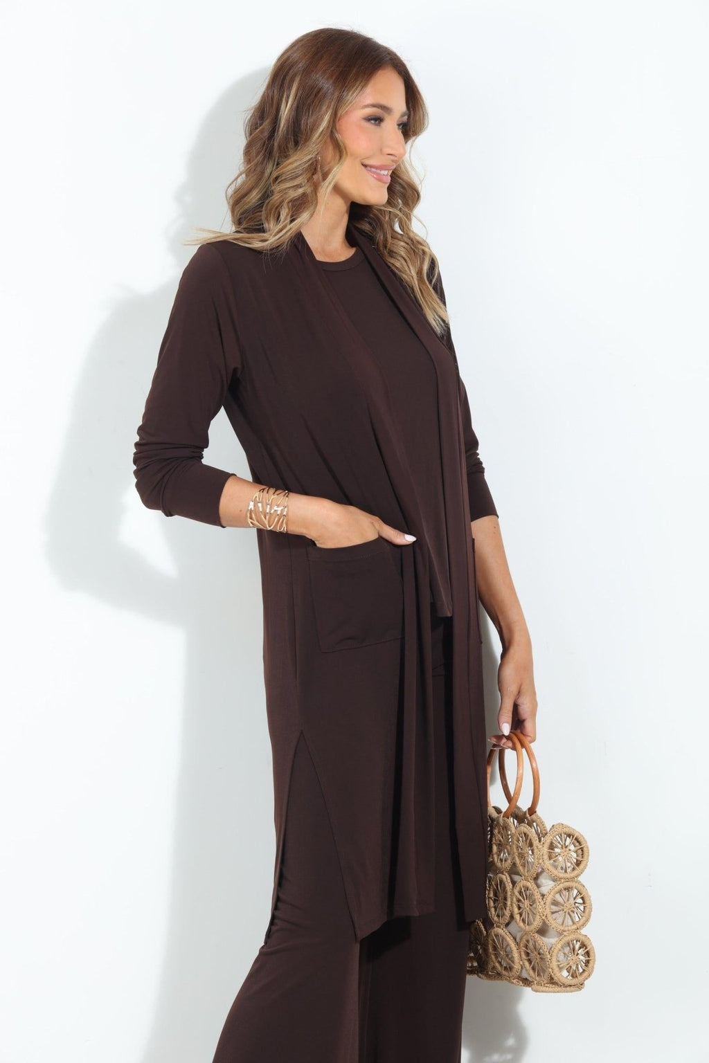 Chocolate Relaxed Lux Cardigan-BEST SELLER ✨