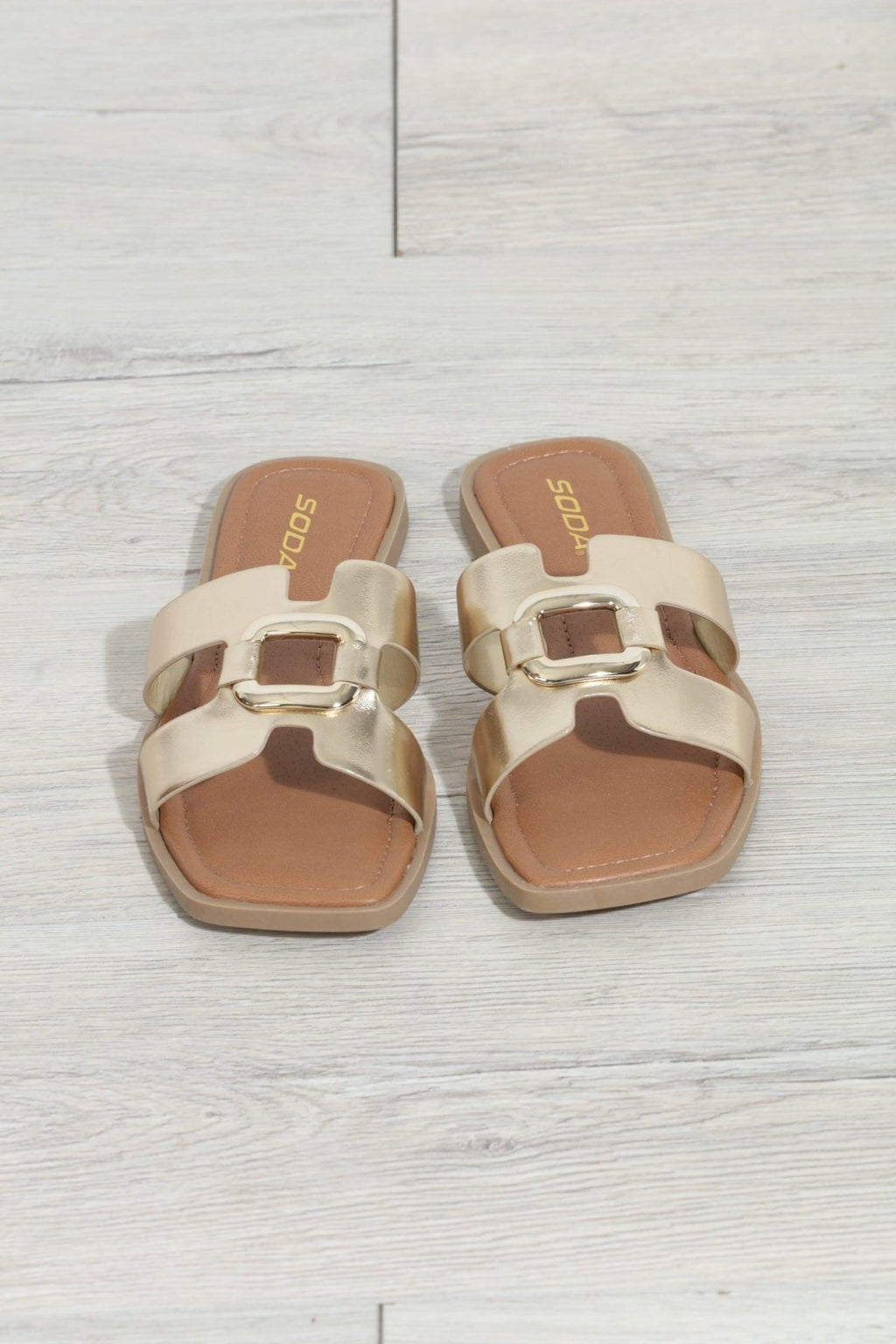 Feng Gold Buckle Sandal-FINAL SALE